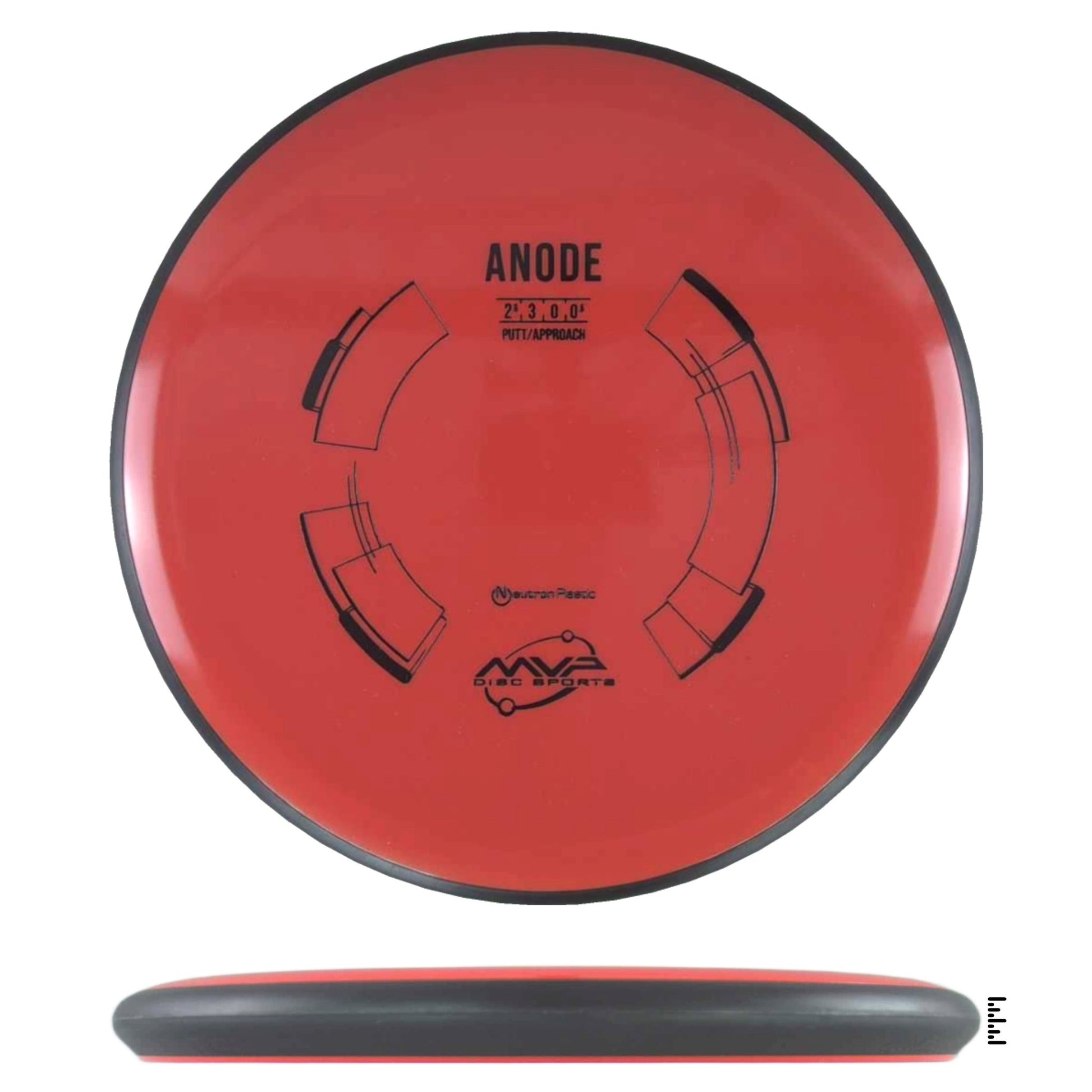 MVP Disc Sports Neutron Anode - Dark Orange - Powergrip USA