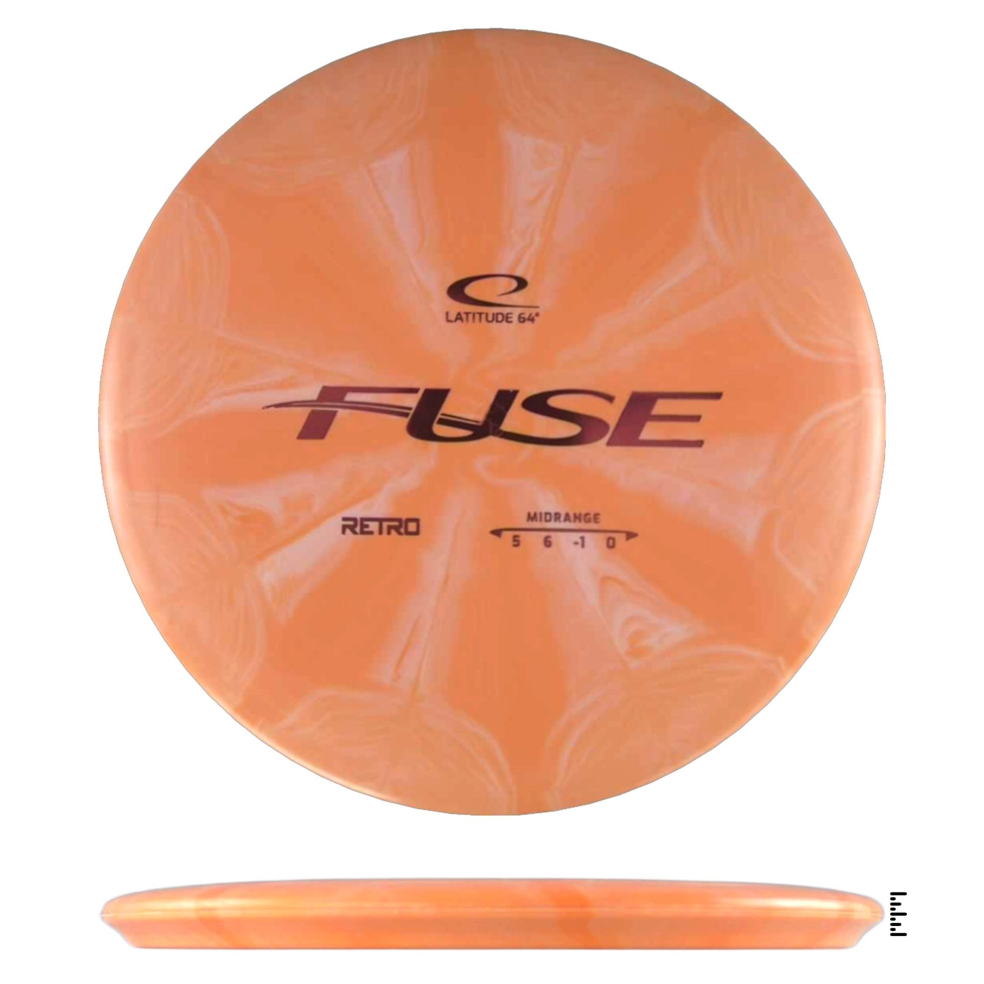 Latitude 64 Retro Burst Fuse - Orange - Powergrip USA