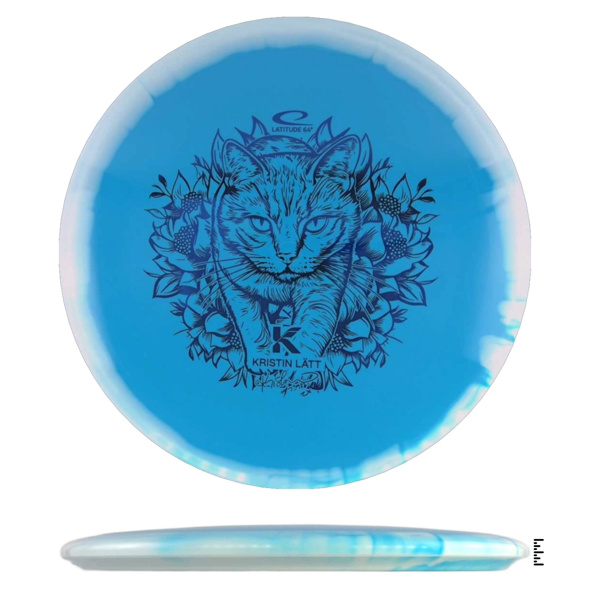 Gold Orbit Claymore Kristin Lätt 2025 Team Series - Light Blue / White - Powergrip USA