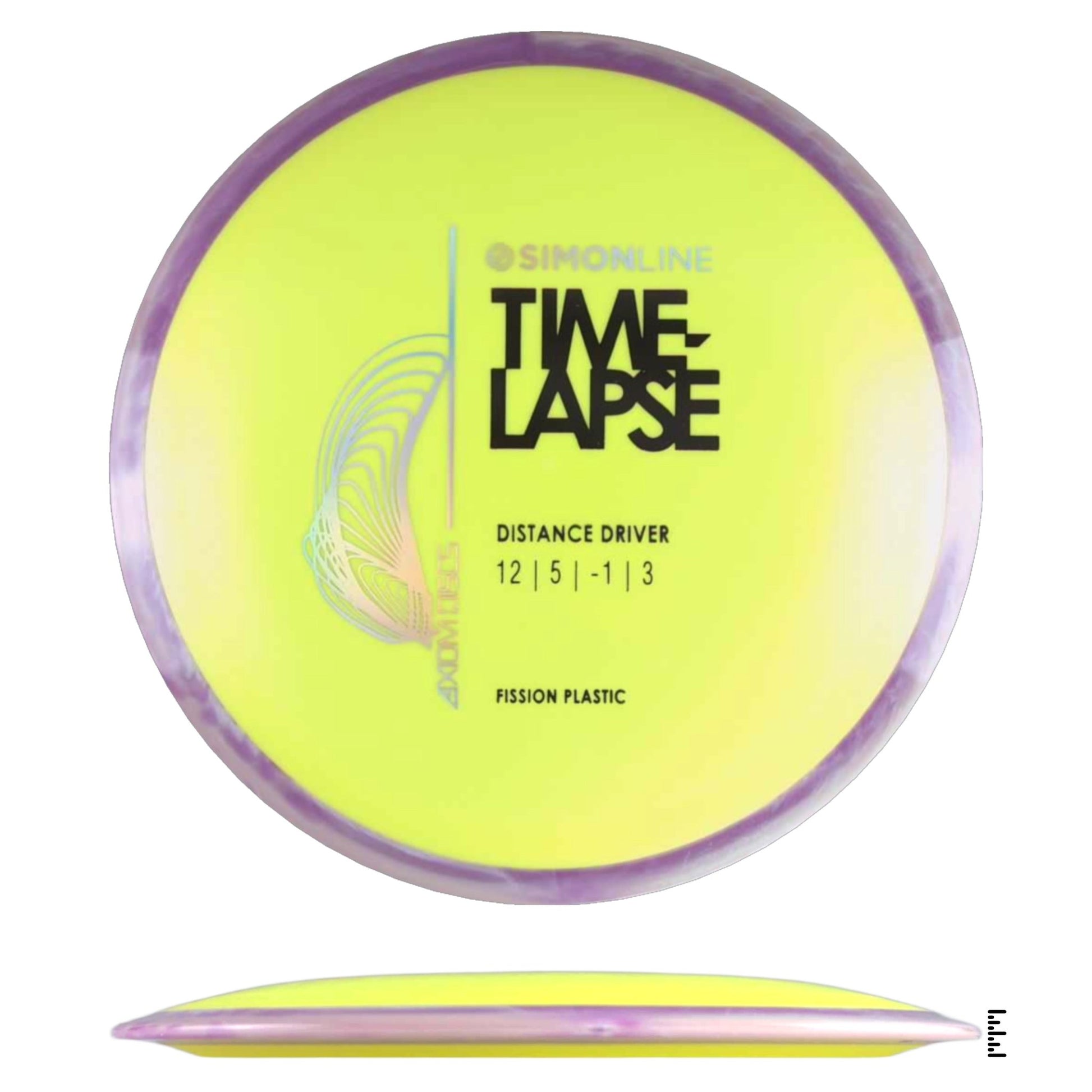 Fission Time - Lapse - Fluorescent Yellow / Violet - Powergrip USA