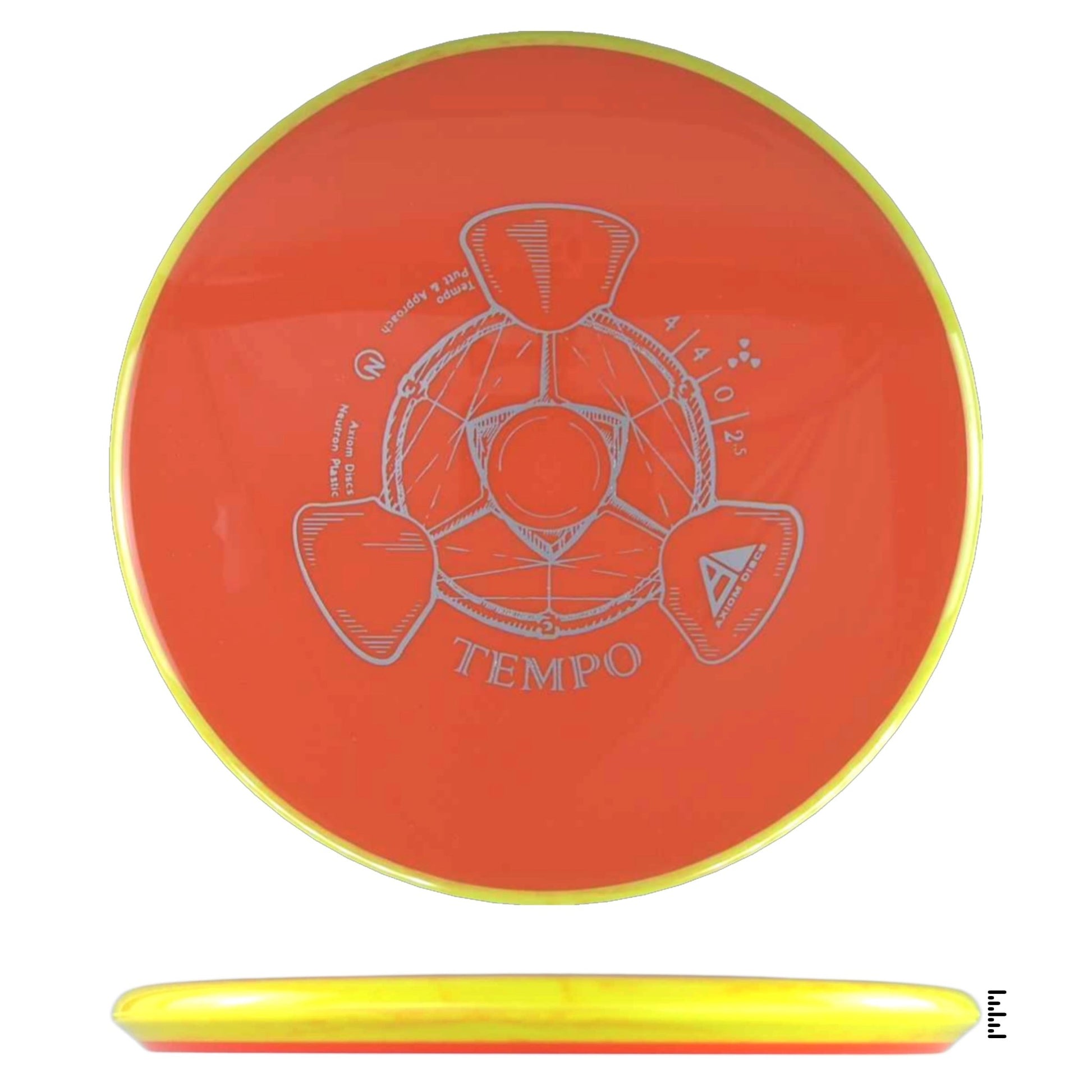 Axiom Discs Neutron Tempo - Orange / Yellow - Powergrip USA