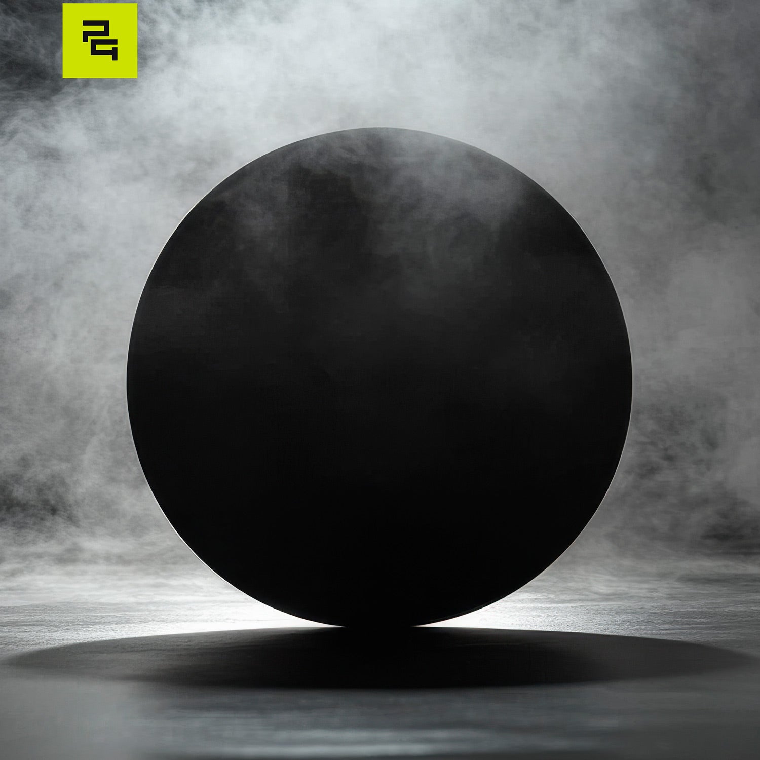 Disc golf disc in shadow