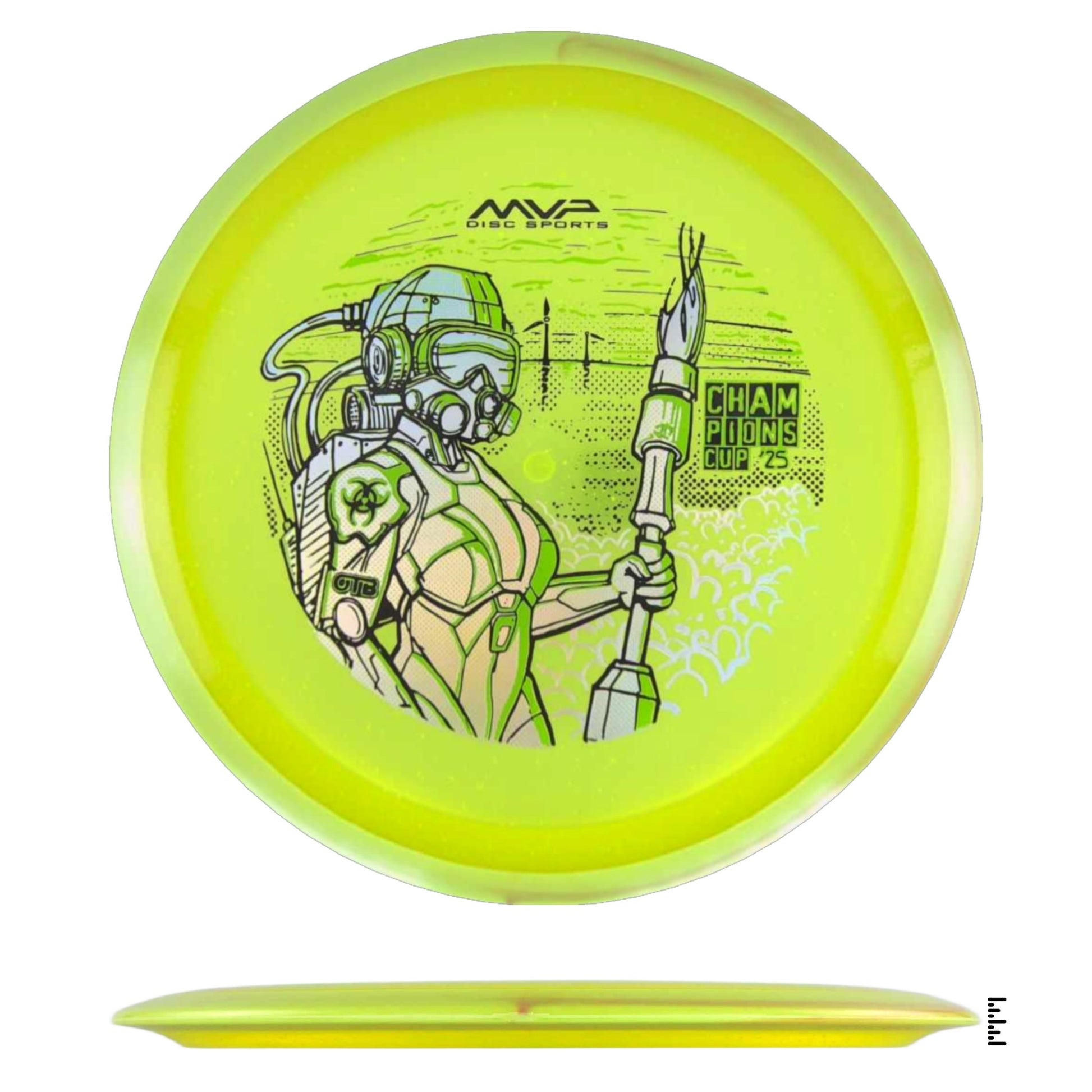 Particle Glow Proton Virus - Champions Cup Edition - Yellow / Fluorescent Yellow - Powergrip USA