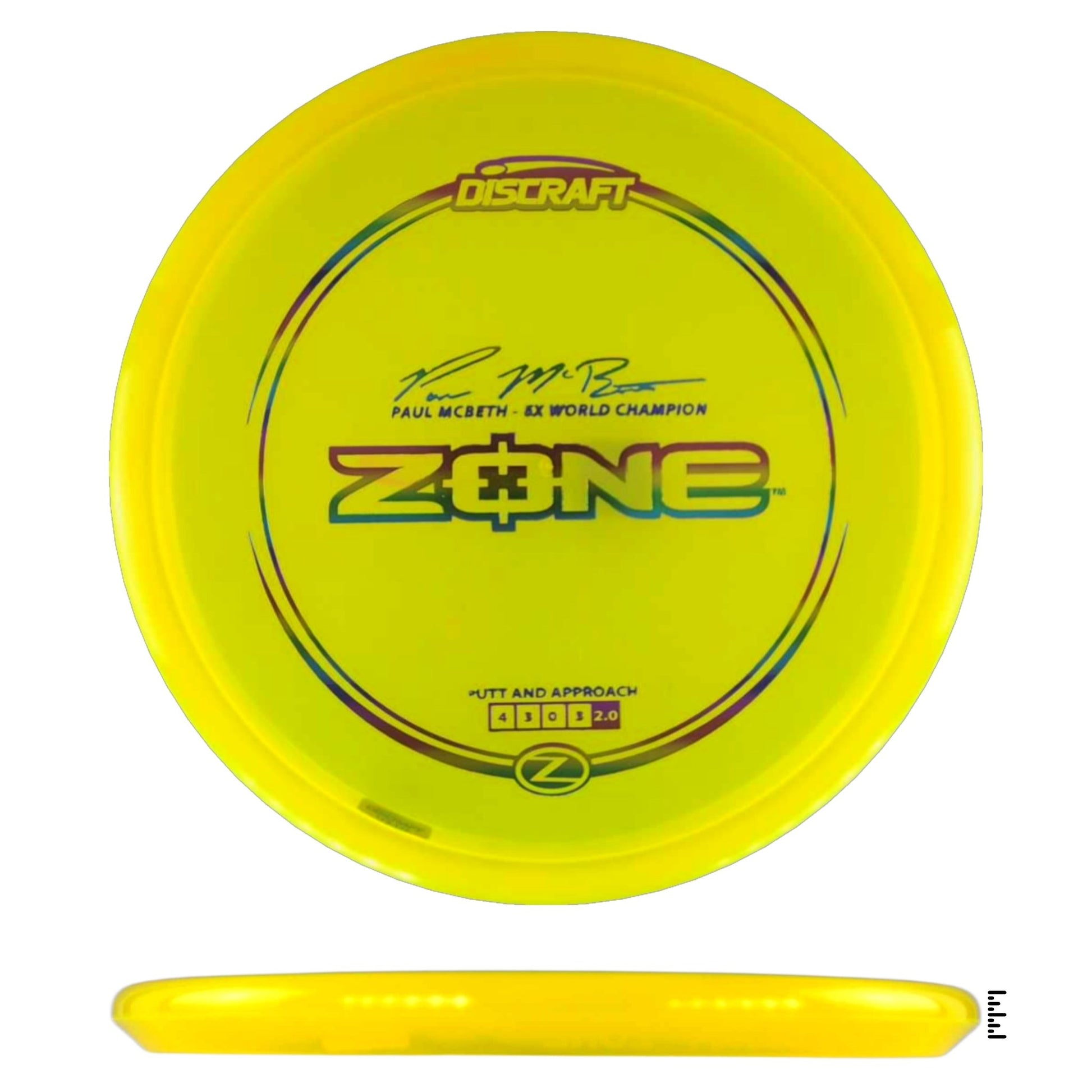 Discraft Z Line Zone Paul McBeth - Yellow - Powergrip USA
