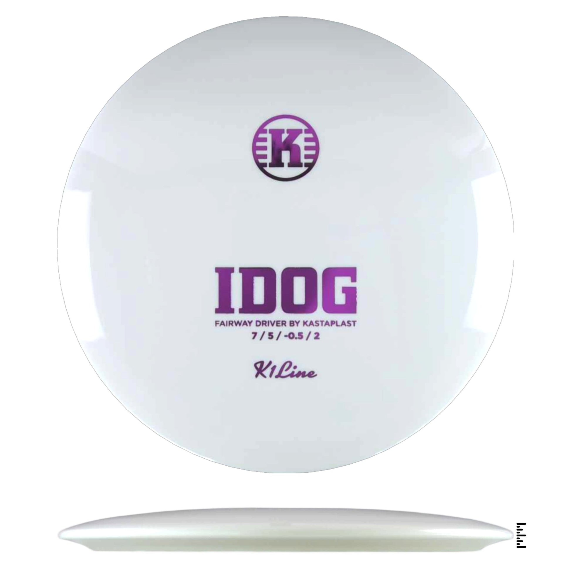 Kastaplast K1 Idog - White - Powergrip USA