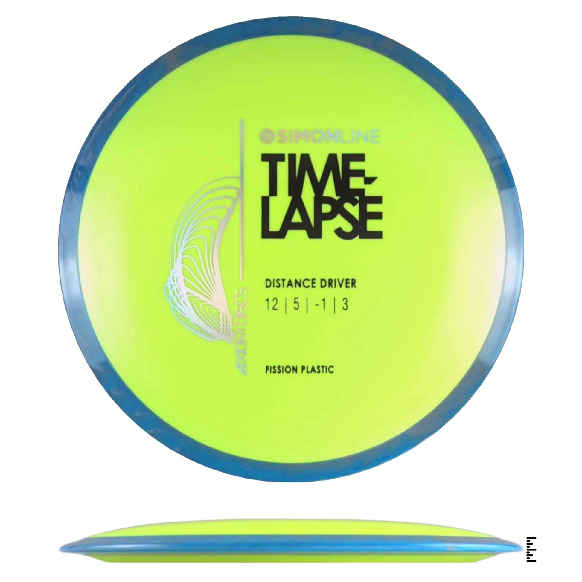 Fission Time - Lapse - Fluorescent Yellow / Blue - Powergrip USA