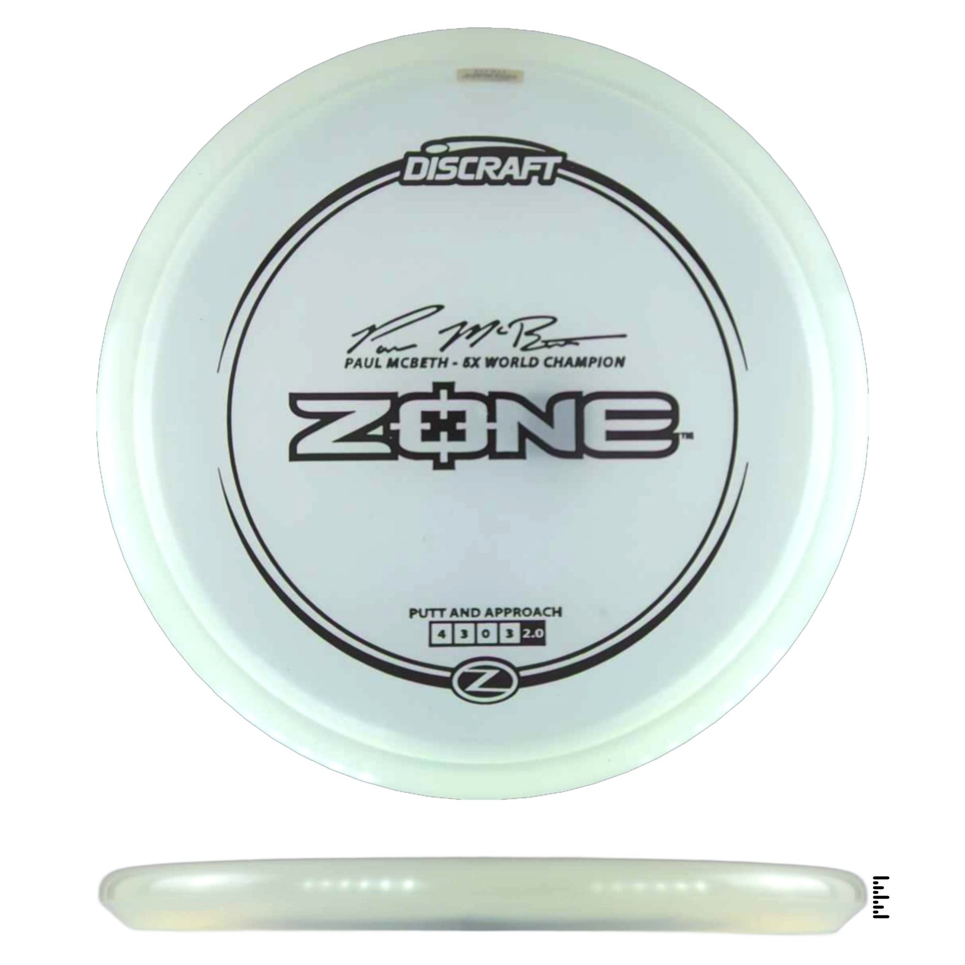 Discraft Z Line Zone Paul McBeth - Clear - Powergrip USA