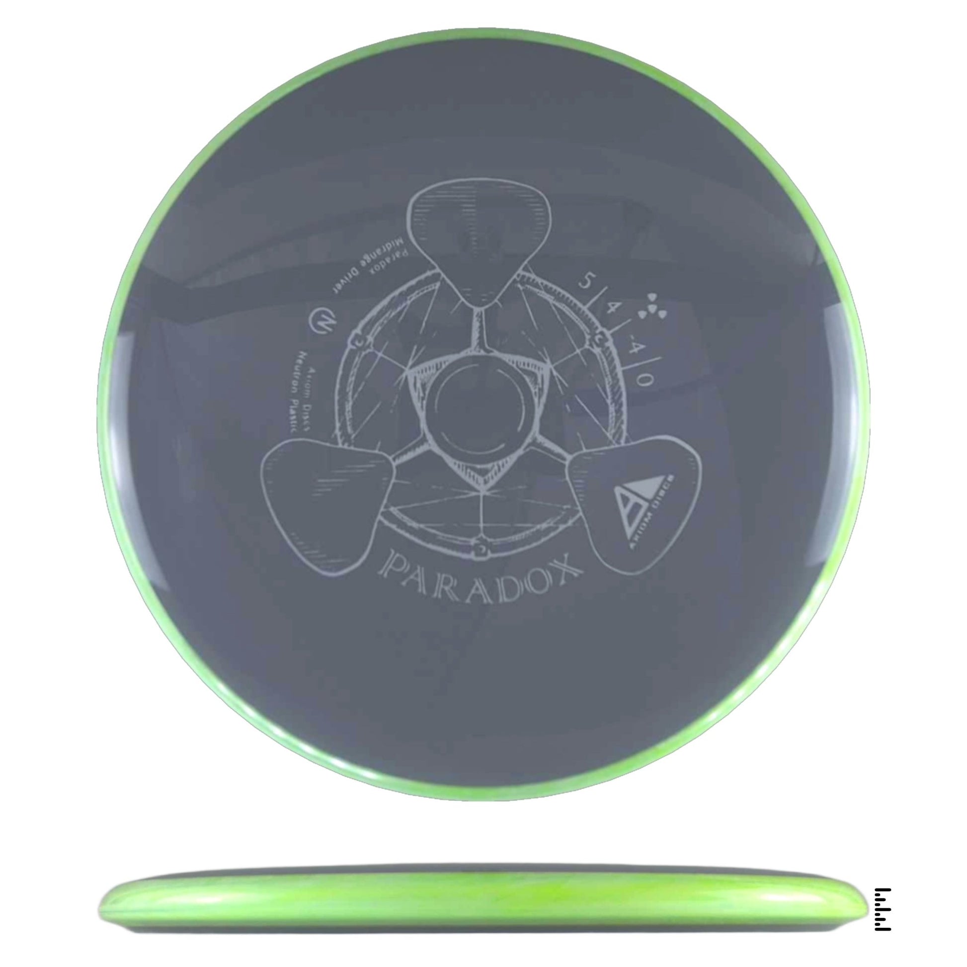 Axiom Discs Neutron Paradox - Gray / Light Green - Powergrip USA