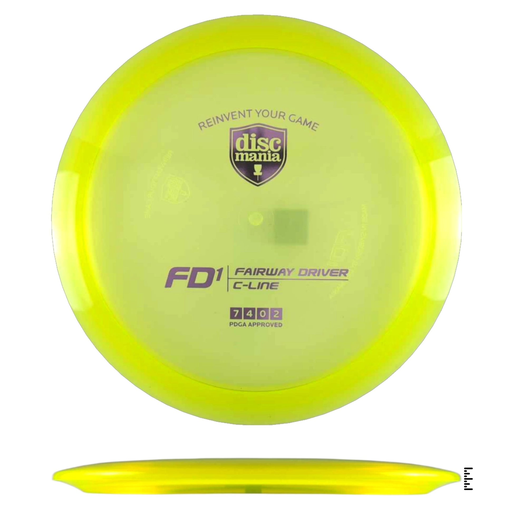 Discmania C - Line FD1 - Yellow - Powergrip USA