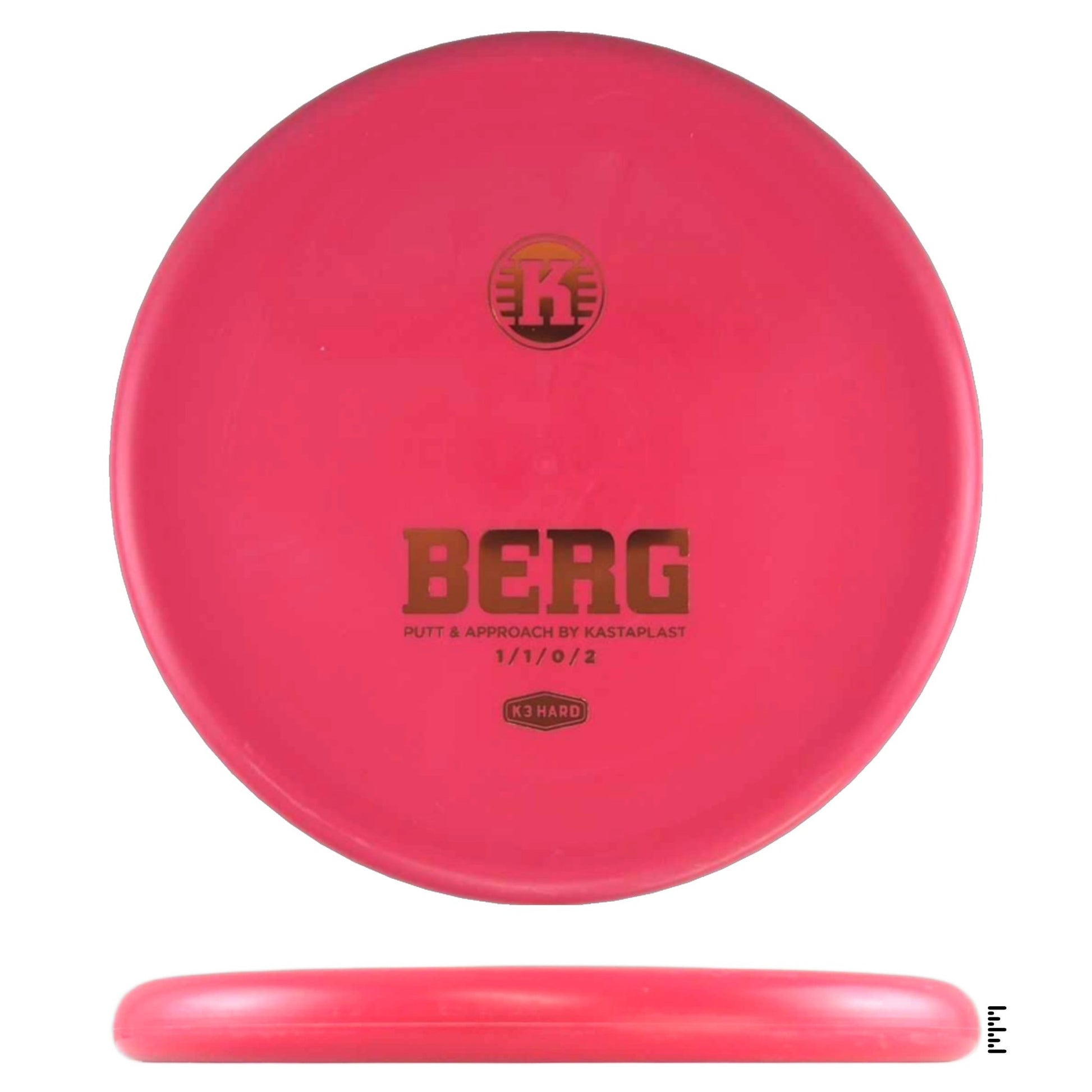 Kastaplast K3 Hard Berg - Red - Powergrip USA