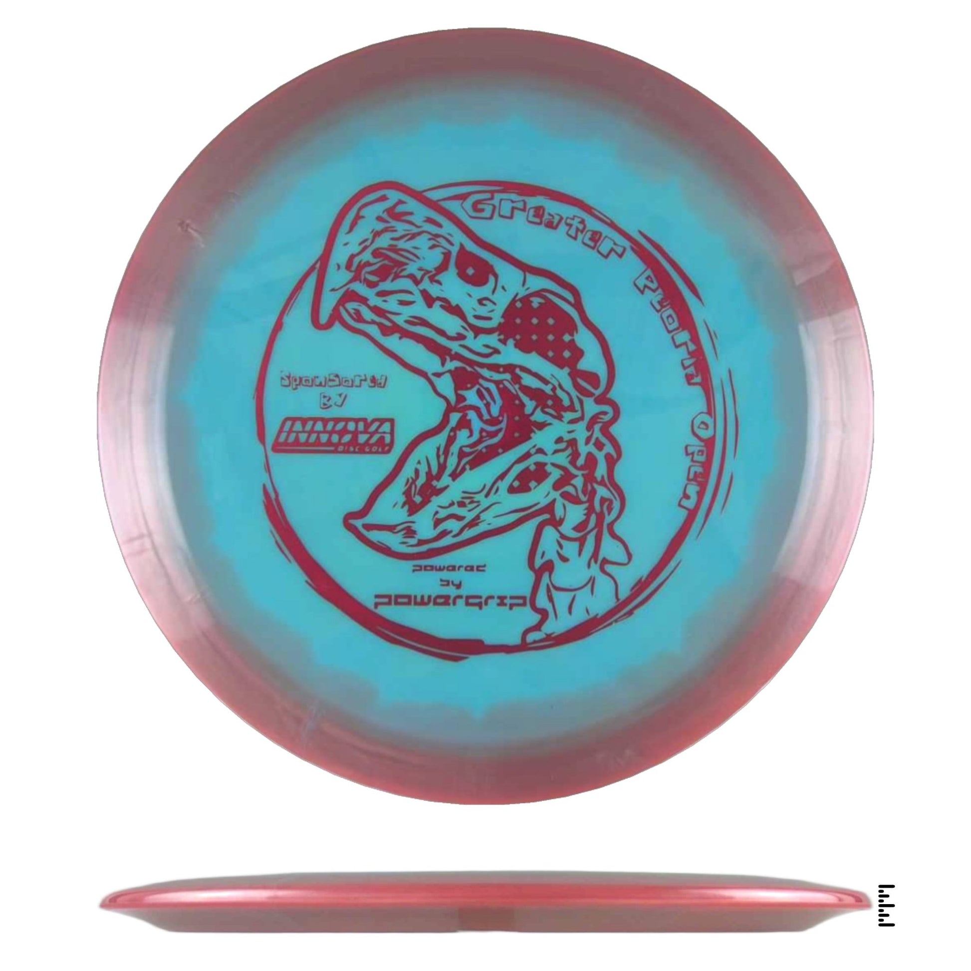 Innova Halo Firebird - 2024 Greater Peoria Open - Turquoise / Orange - Powergrip USA