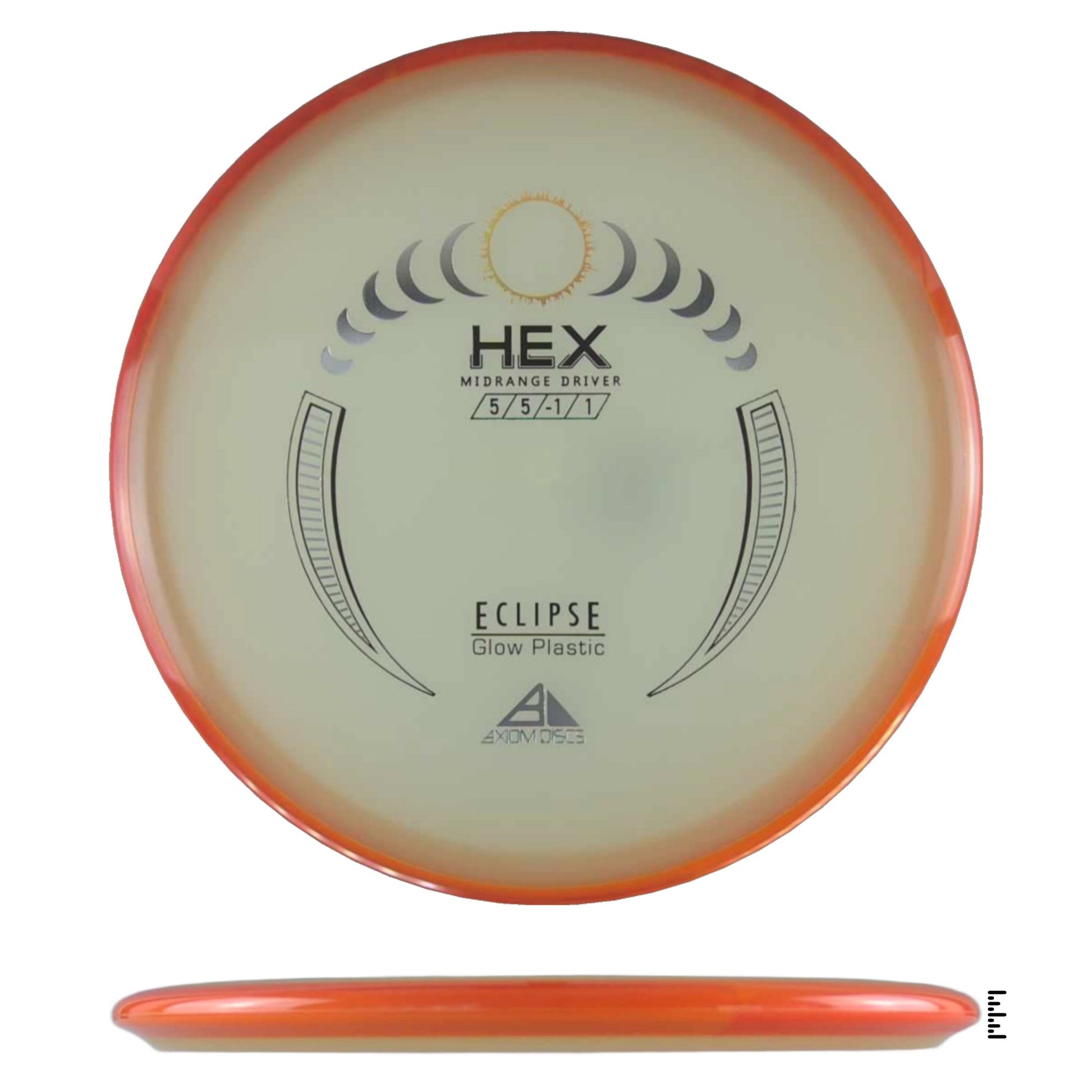 Axiom Discs Eclipse Hex - Orange - Powergrip USA