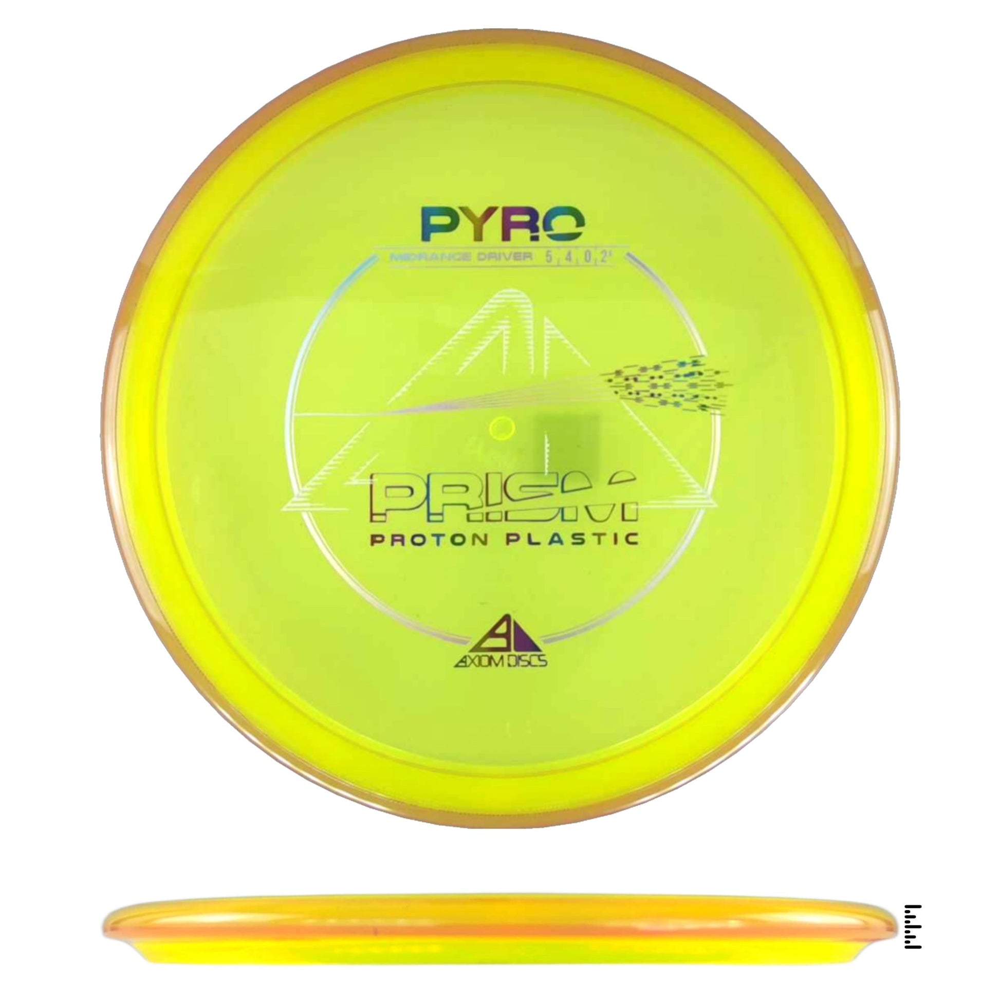 Axiom Discs Prism Proton Pyro - Yellow / Orange - Powergrip USA