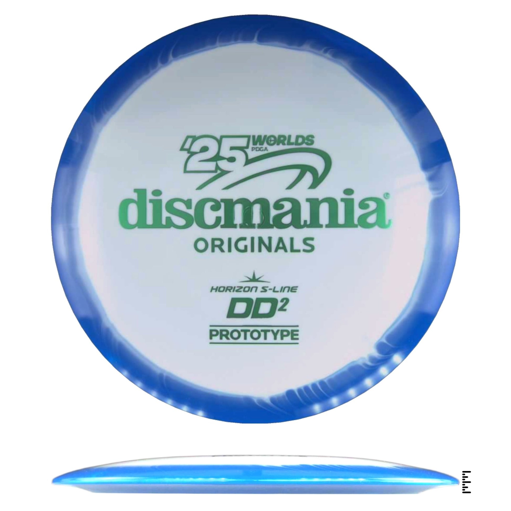 Horizon S - Line DD2 Prototype - Worlds 2025 - White / Blue - Powergrip USA