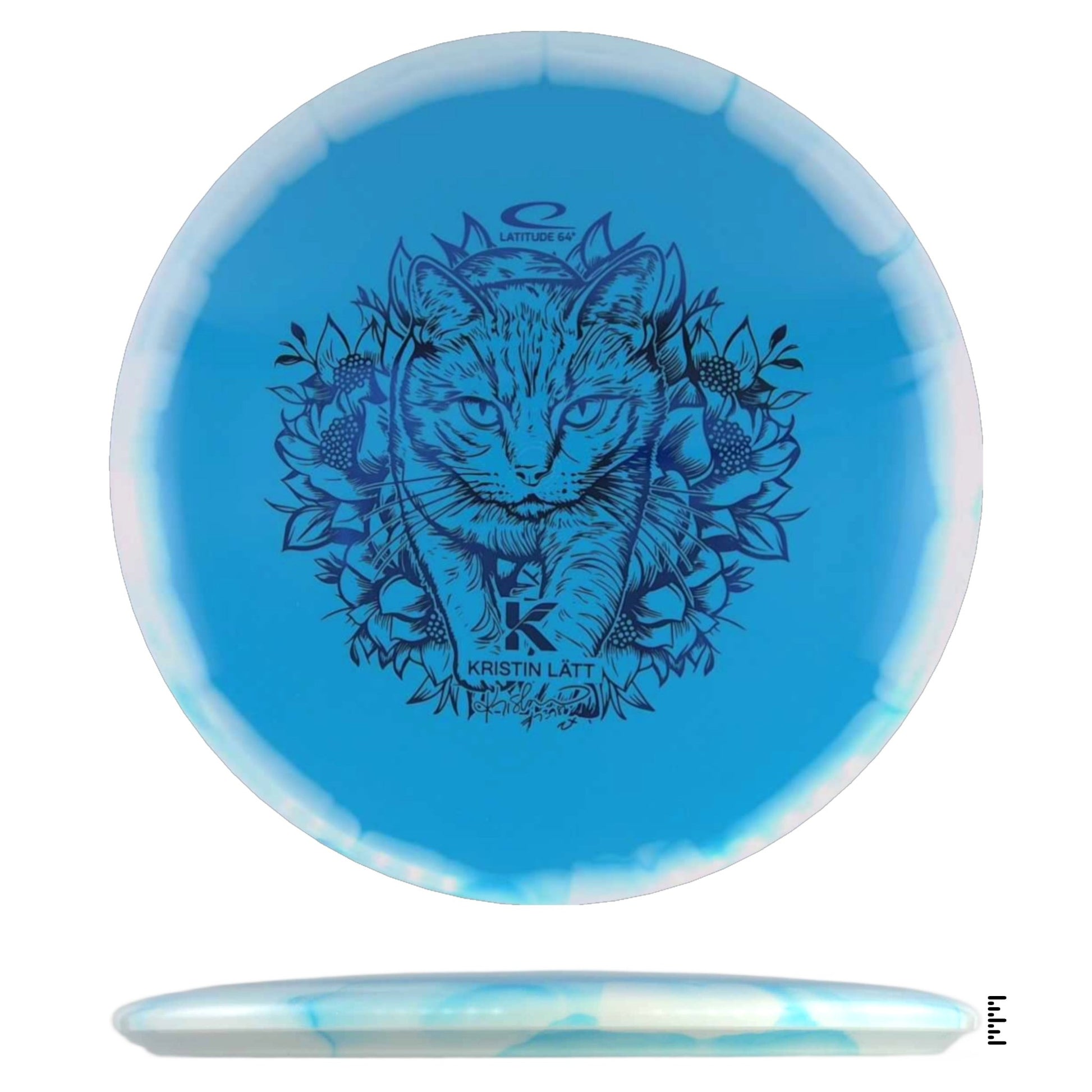 Gold Orbit Claymore Kristin Lätt 2025 Team Series - Light Blue / White - Powergrip USA