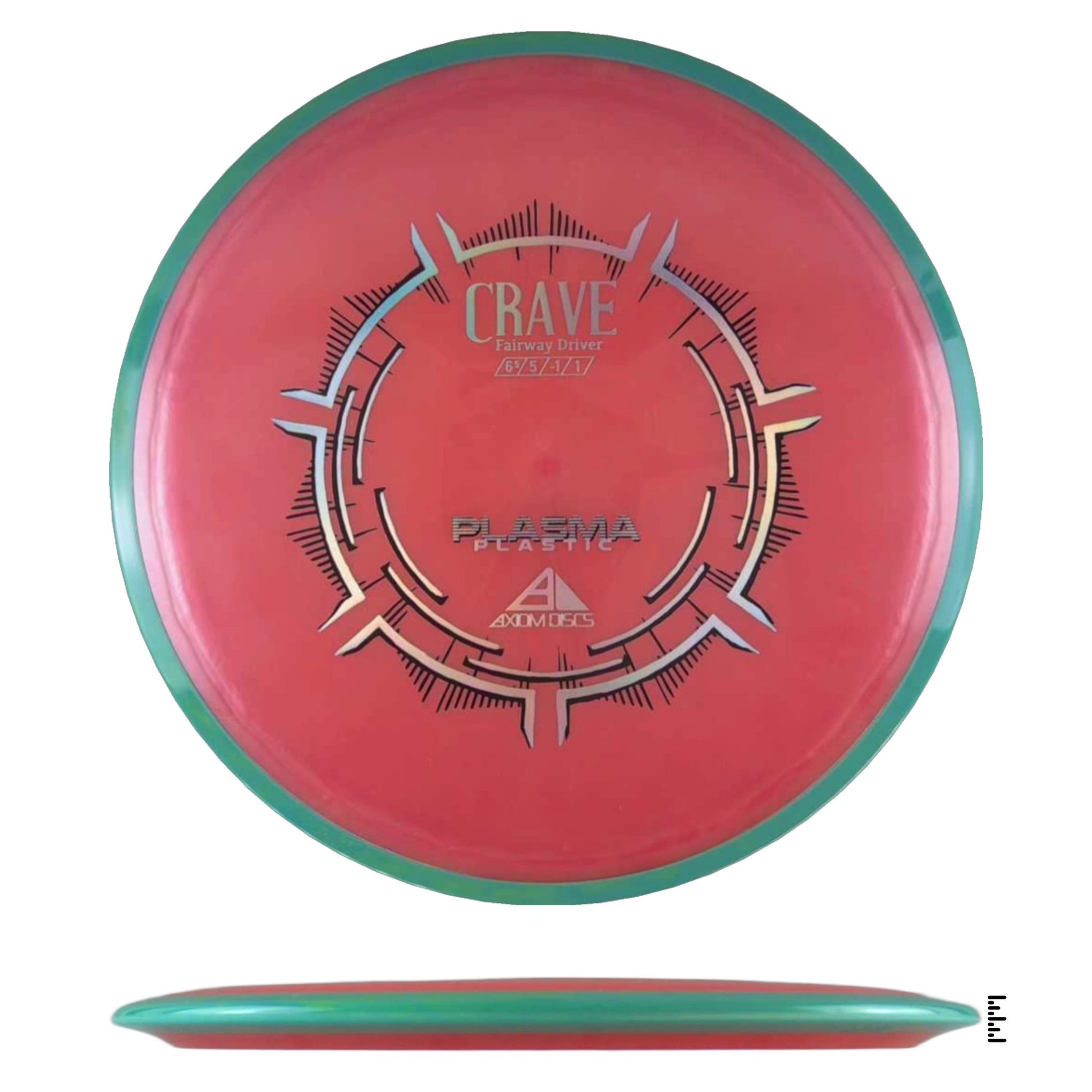 Axiom Discs Plasma Crave - Salmon / Teal - Powergrip USA