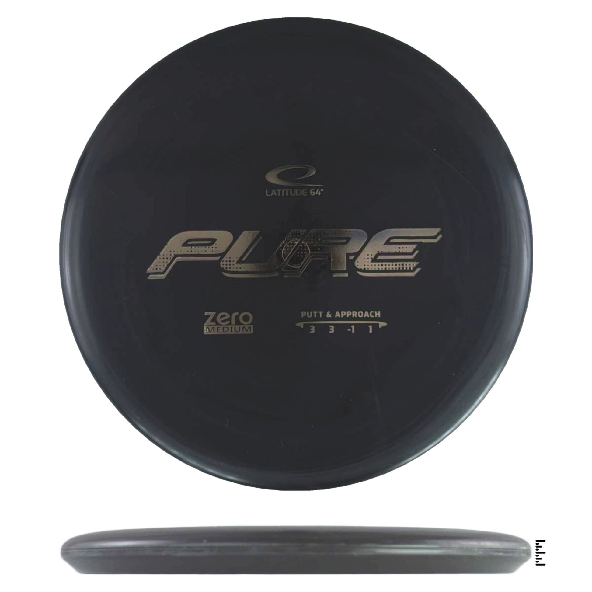 Latitude 64 Zero Medium Pure - Black - Powergrip USA