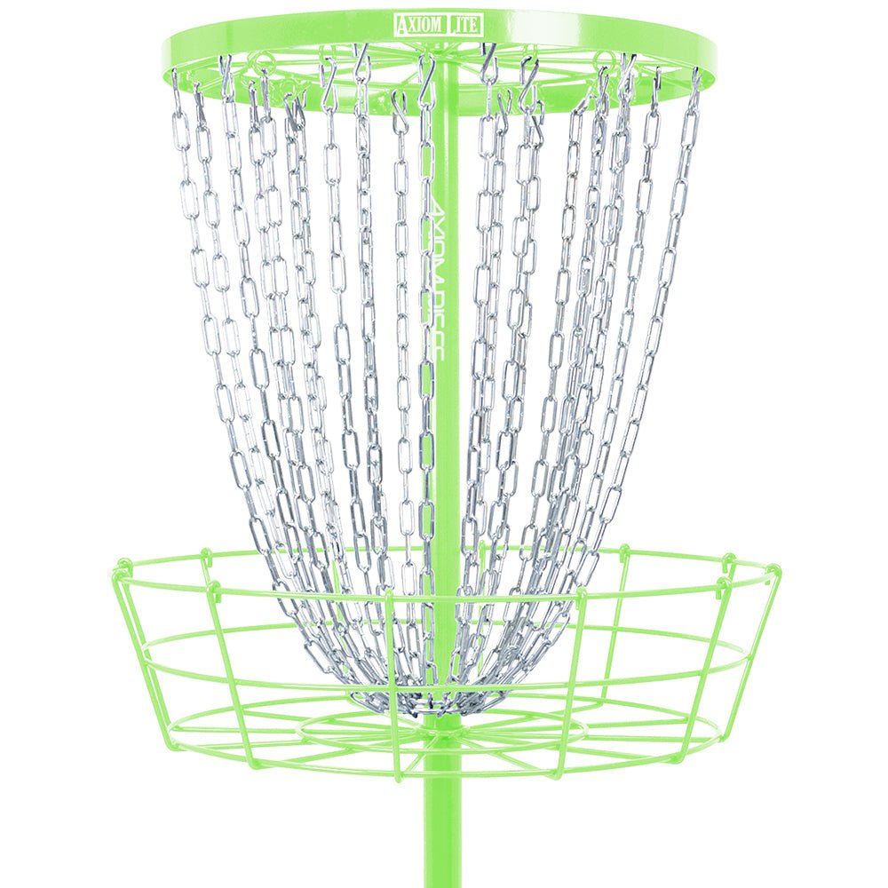 Lite Disc Golf Basket - Lime - Powergrip USA