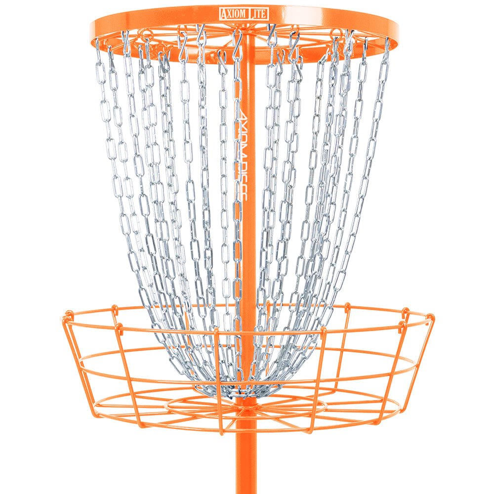 Lite Disc Golf Basket - Orange - Powergrip USA