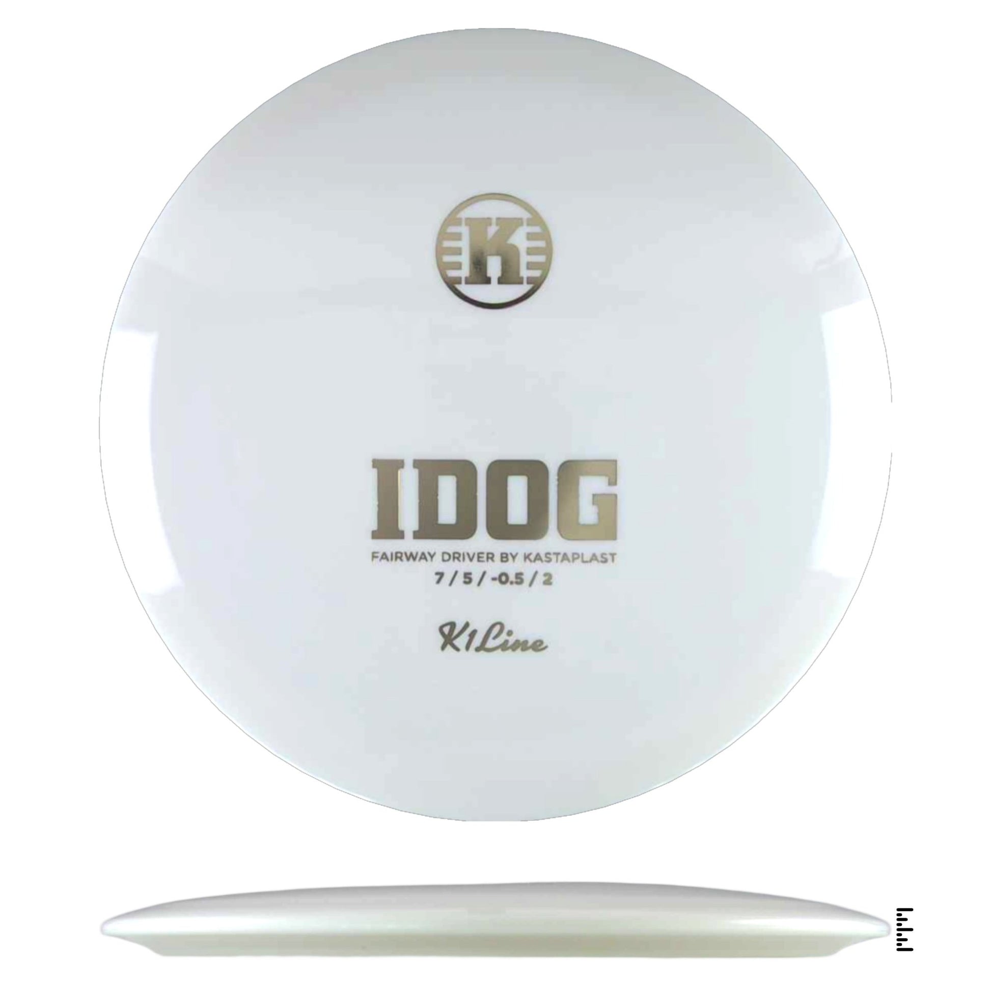 Kastaplast K1 Idog - White - Powergrip USA