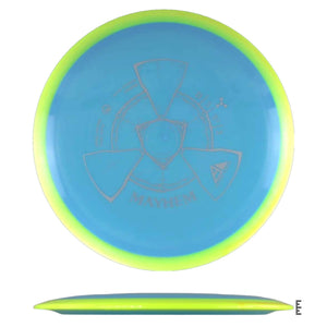 Axiom Discs Neutron Mayhem - Light Blue / Fluorescent Yellow - Powergrip USA