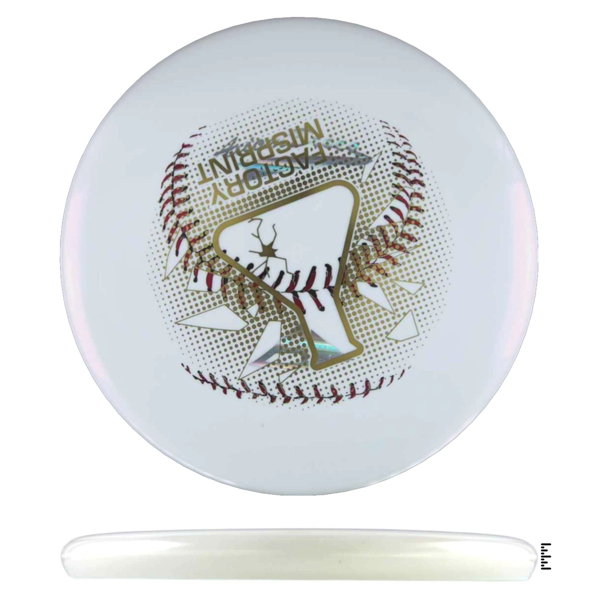 Axiom Discs Neutron Pitch Factory Misprint - White / White - Powergrip USA