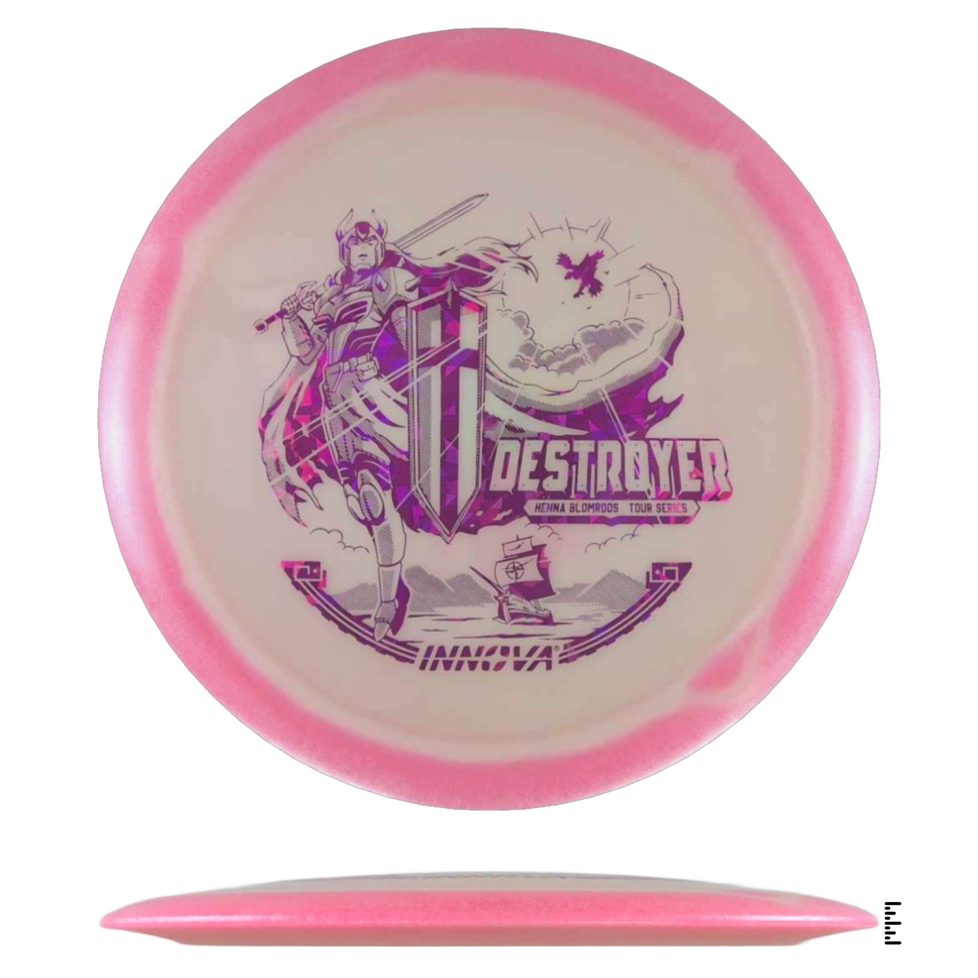 Proto Glow Halo Star Destroyer 2025 Henna Blomroos Tour Series - White / Pink - Powergrip USA