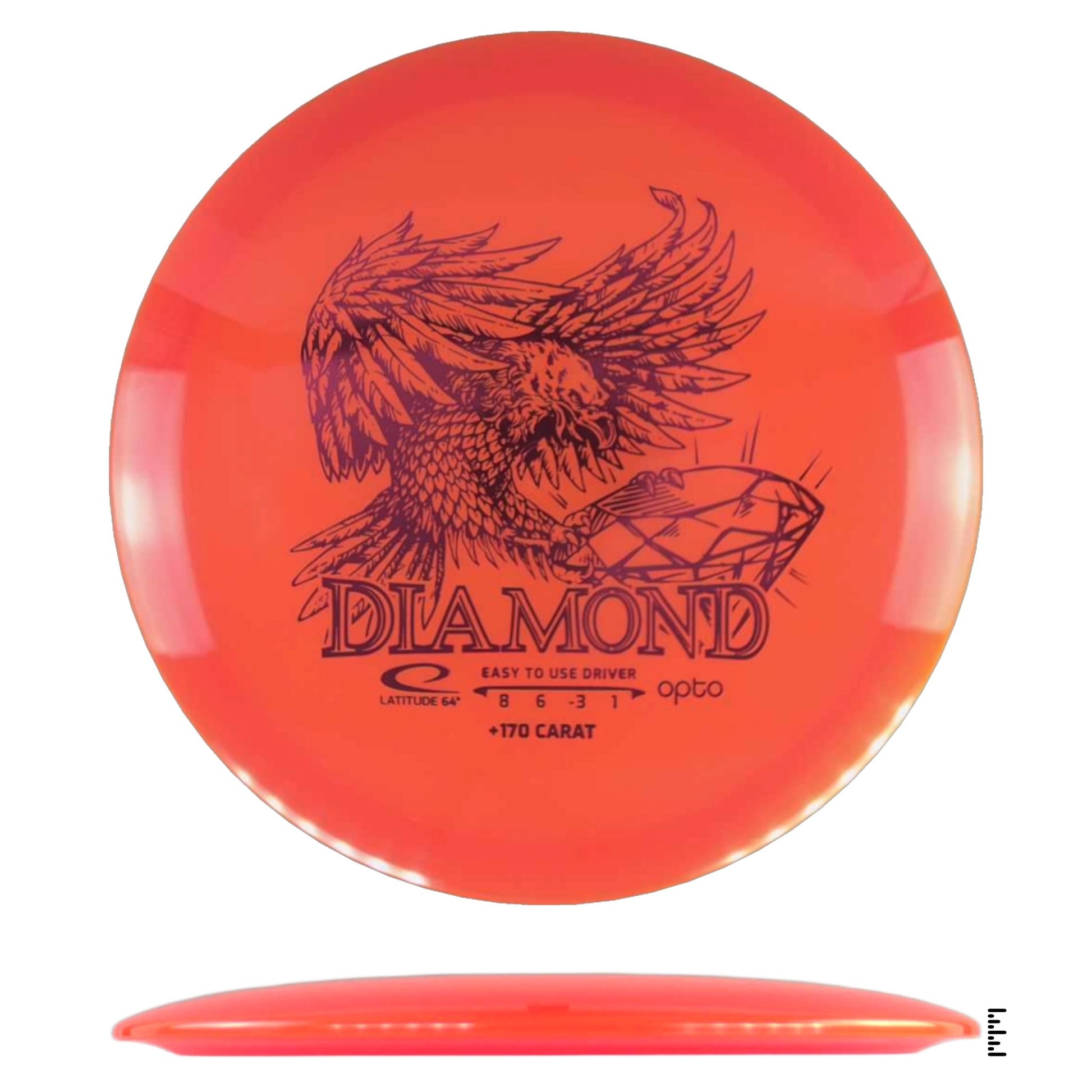 Latitude 64 Opto Diamond - Orange - Powergrip USA