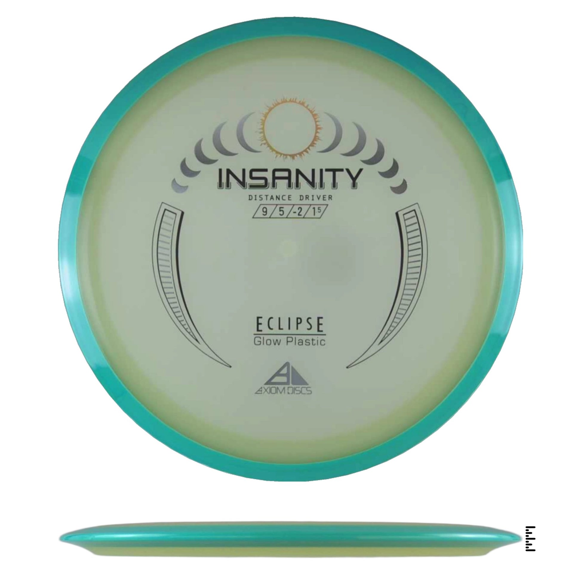 Axiom Discs Eclipse Insanity - Turquoise - Powergrip USA