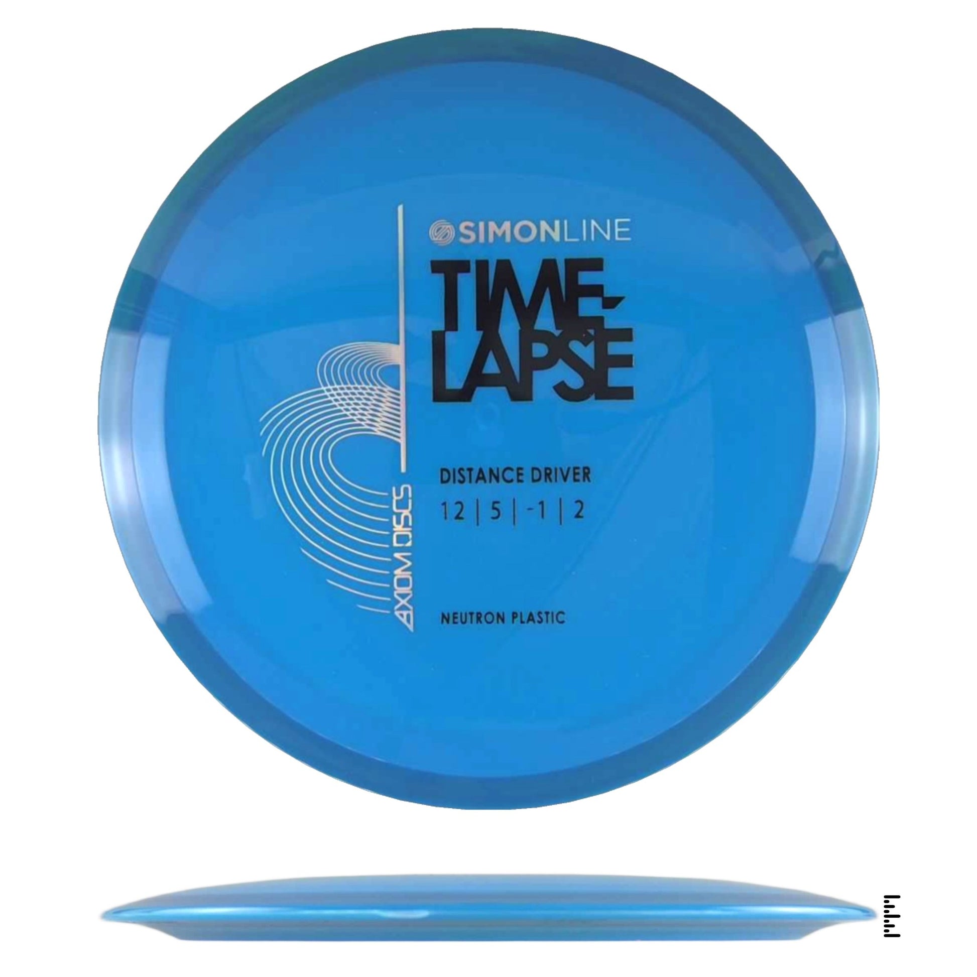 Axiom Discs Simon Line Neutron Time - Lapse - Blue / Dark Blue - Powergrip USA