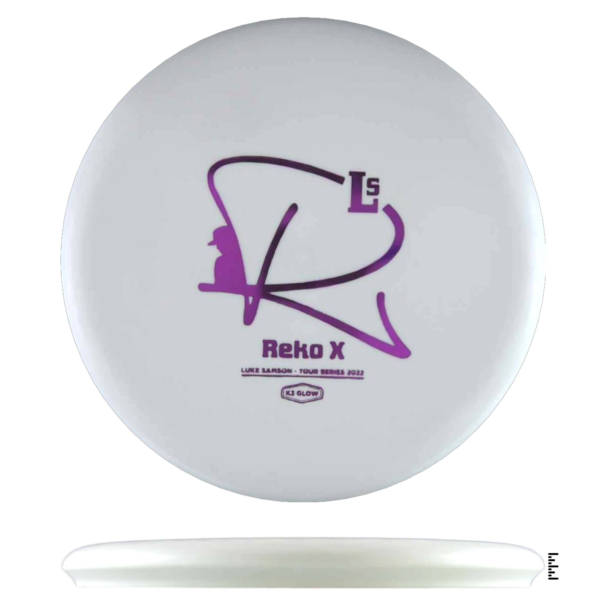 Kastaplast K3 Glow Reko X Luke Samson 2022 Tour Series - White - Powergrip USA