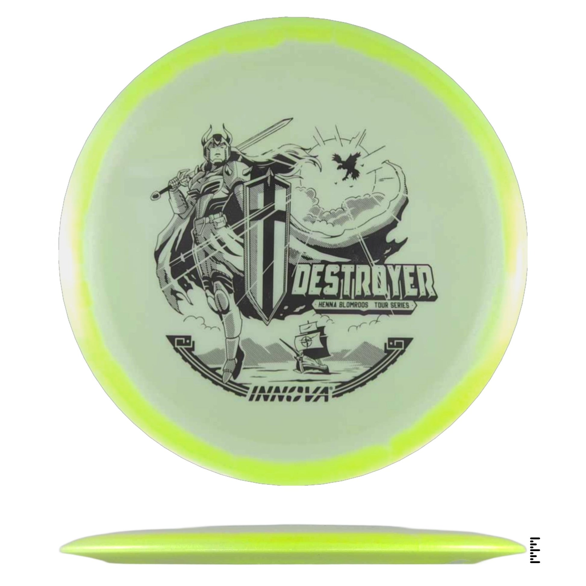 Proto Glow Halo Star Destroyer 2025 Henna Blomroos Tour Series - White / Yellow - Powergrip USA
