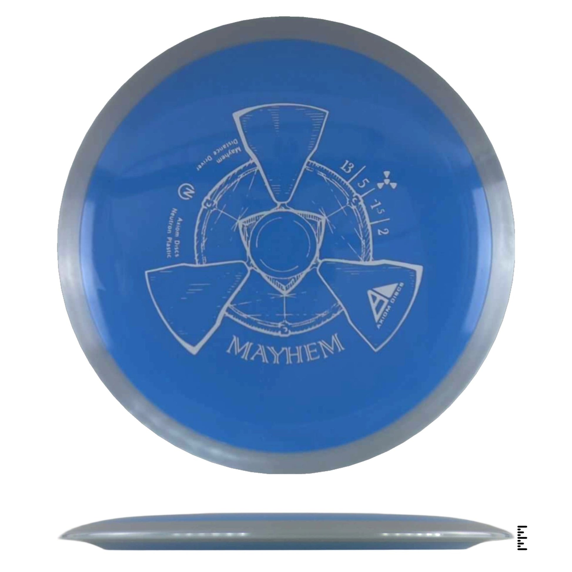 Axiom Discs Neutron Mayhem - Blue / Gray - Powergrip USA