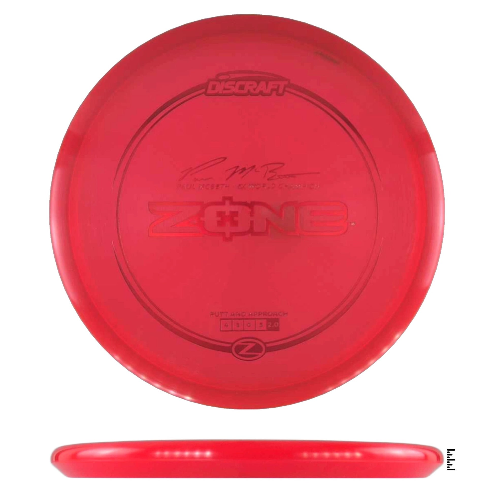 Discraft Z Line Zone Paul McBeth - Red - Powergrip USA