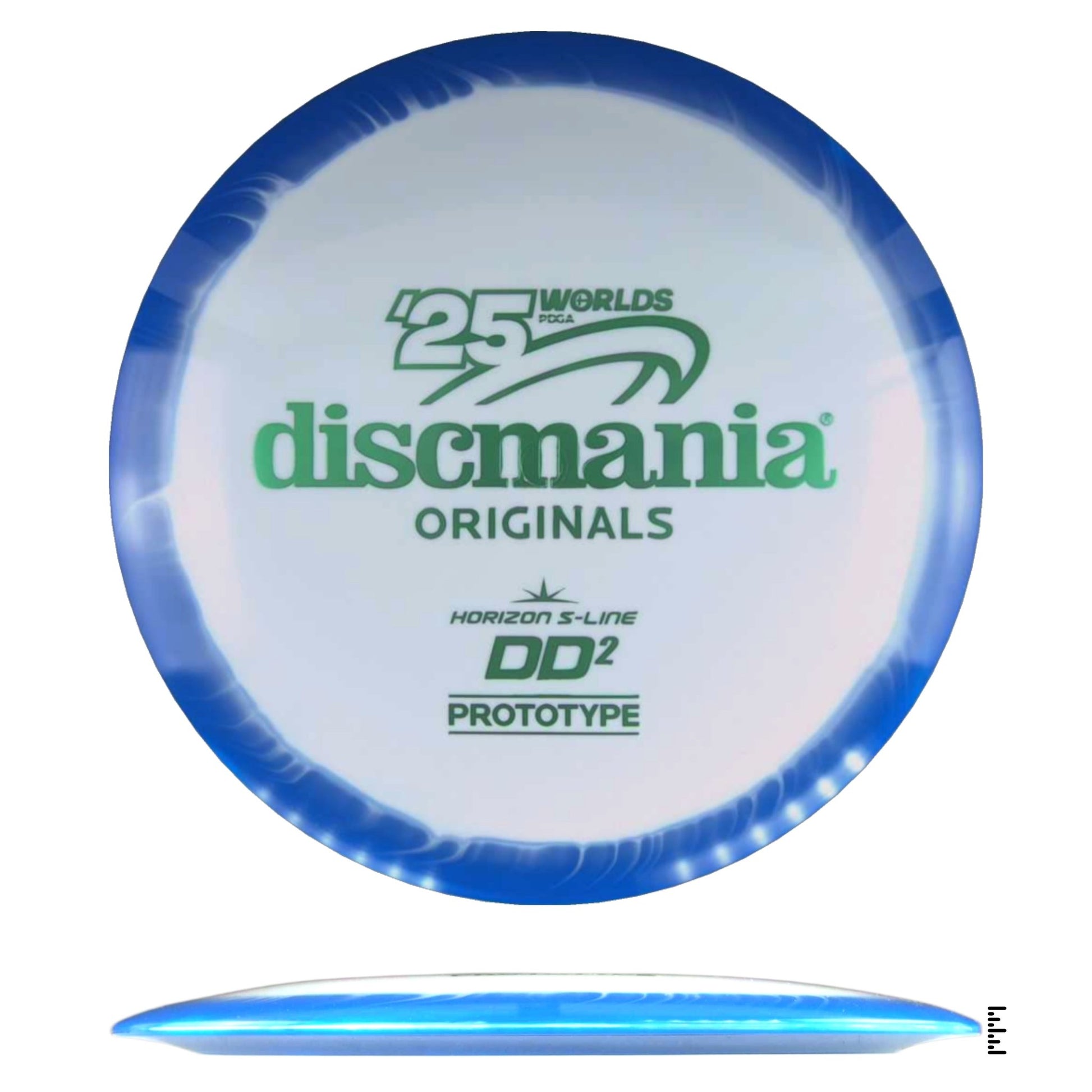 Horizon S - Line DD2 Prototype - Worlds 2025 - White / Blue - Powergrip USA