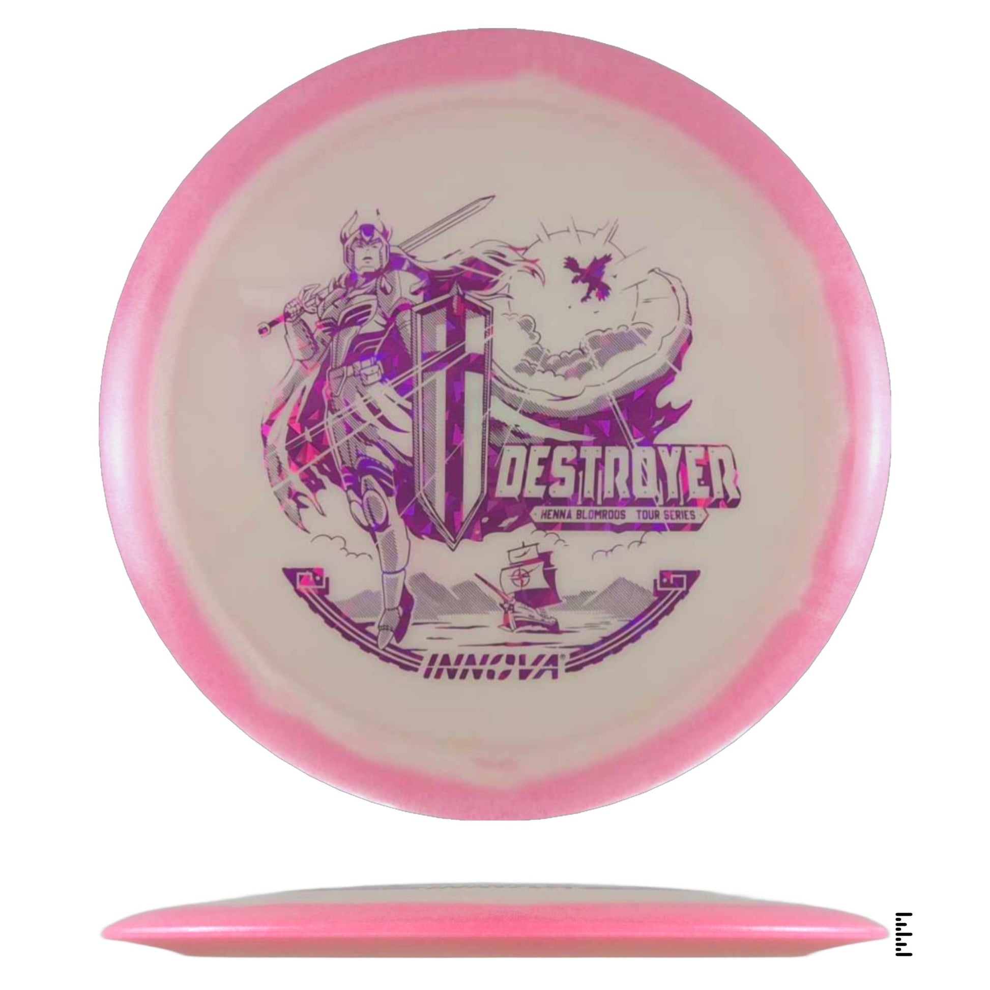 Proto Glow Halo Star Destroyer 2025 Henna Blomroos Tour Series - White / Pink - Powergrip USA