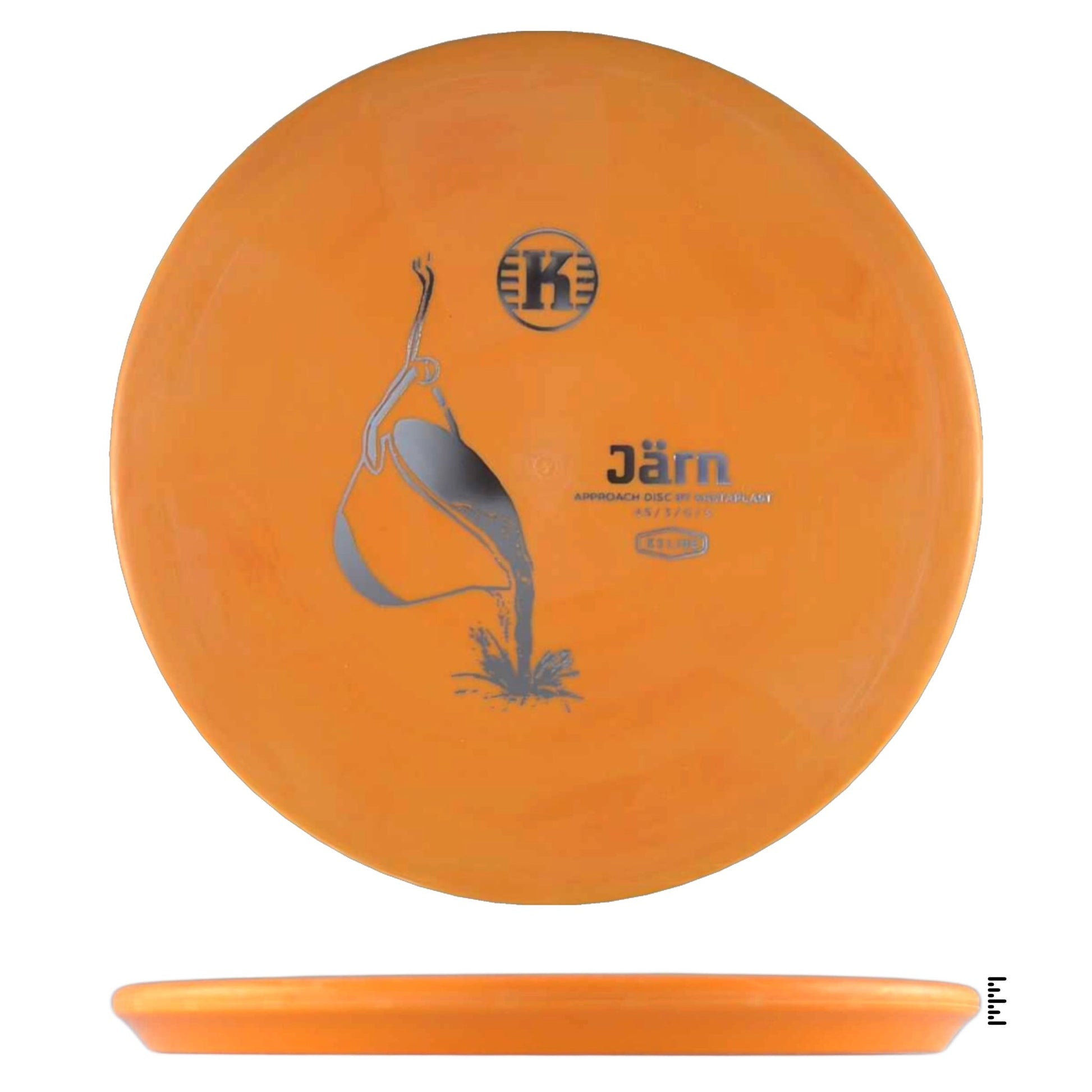 Kastaplast K3 Järn - Orange - Powergrip USA