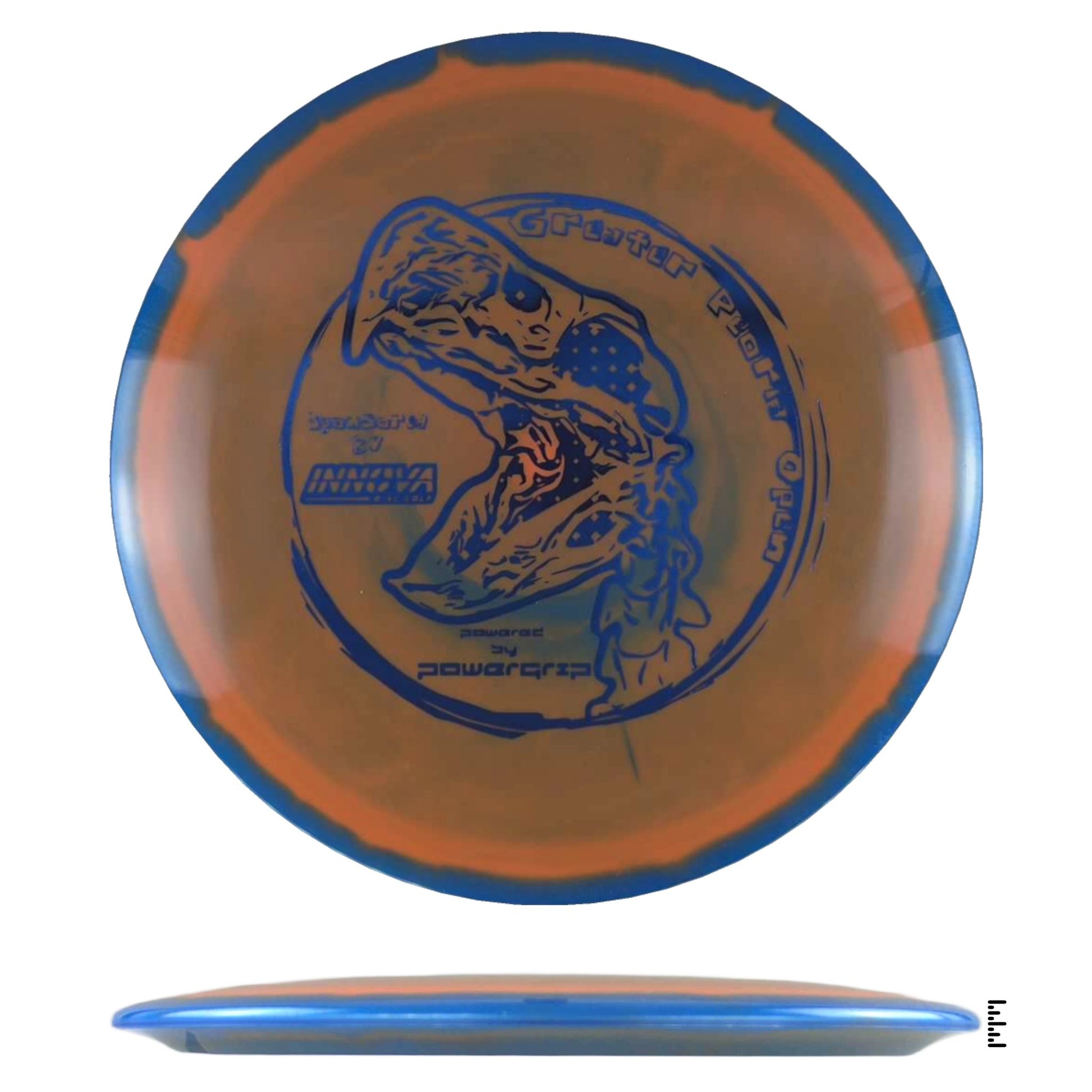 Innova Halo TeeBird3 - 2024 Greater Peoria Open - Orange / Blue - Powergrip USA