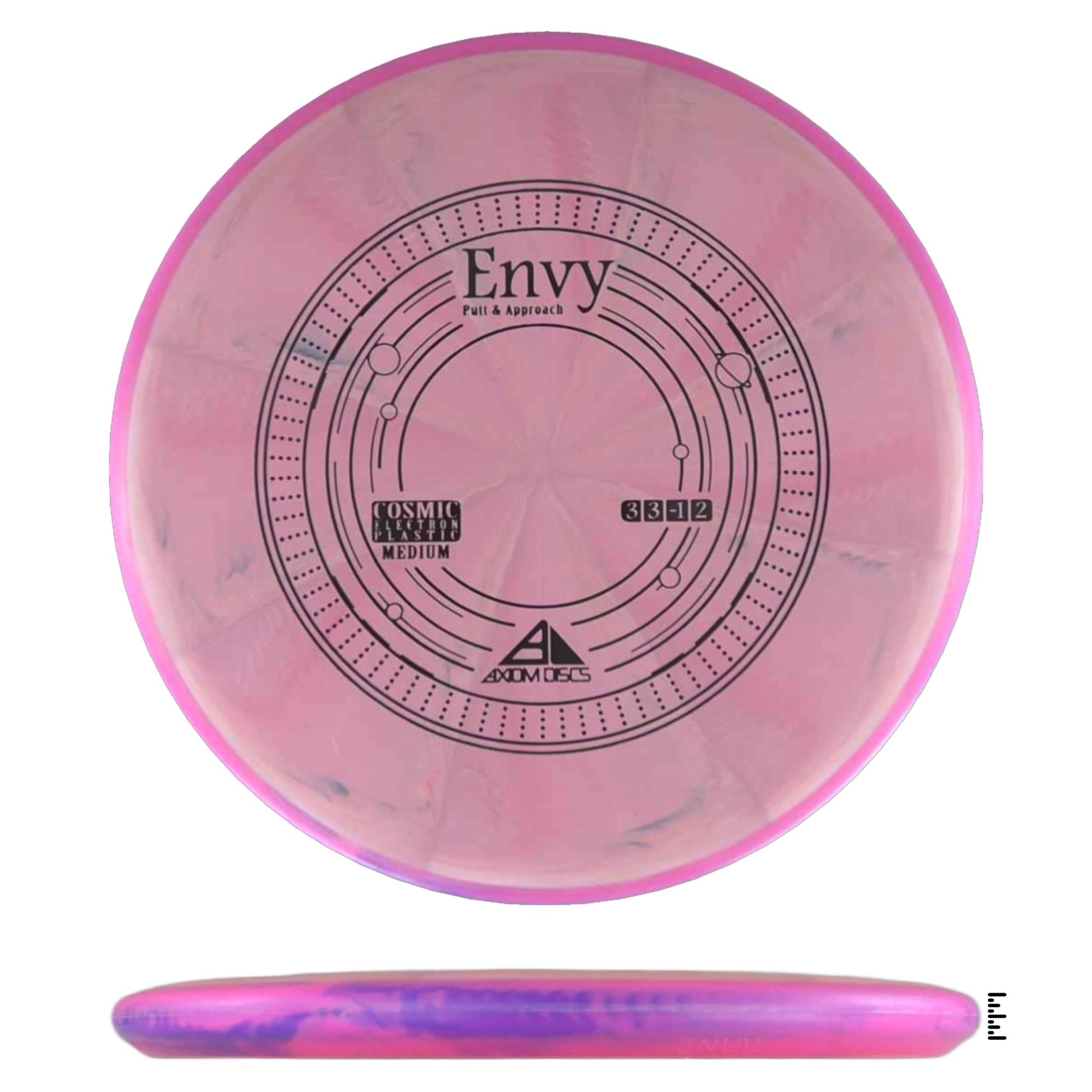Axiom Discs Cosmic Electron Medium Envy - Pink / Magenta - Powergrip USA