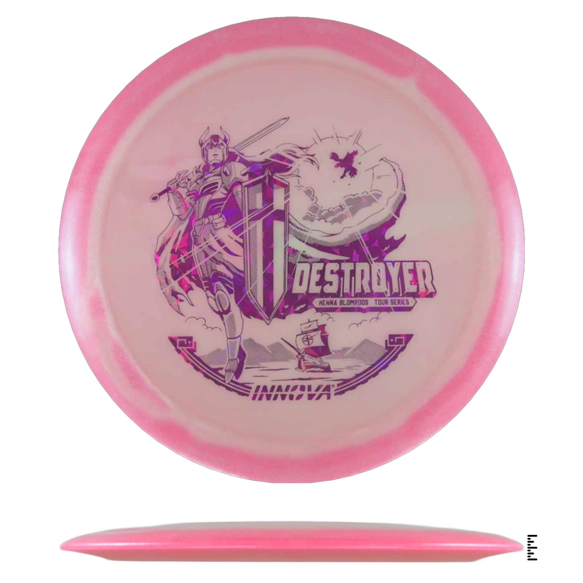 Proto Glow Halo Star Destroyer 2025 Henna Blomroos Tour Series - White / Pink - Powergrip USA