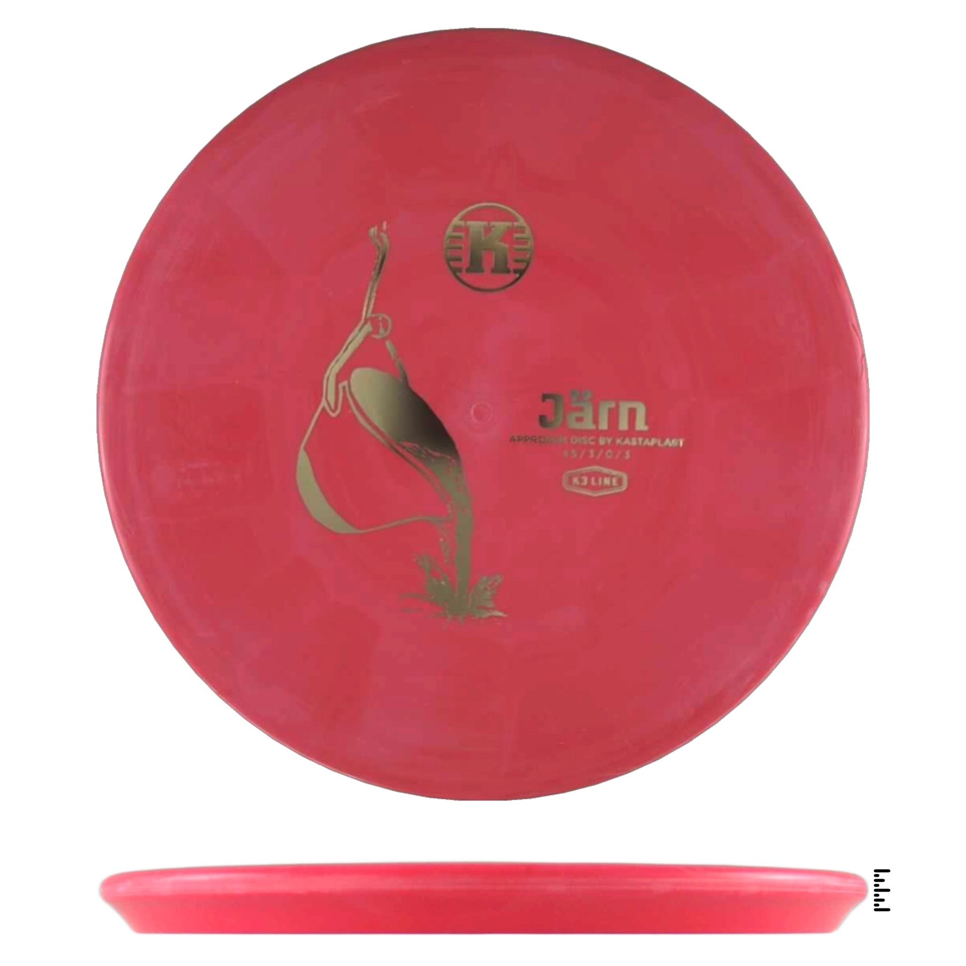 Kastaplast K3 Järn - Red - Powergrip USA