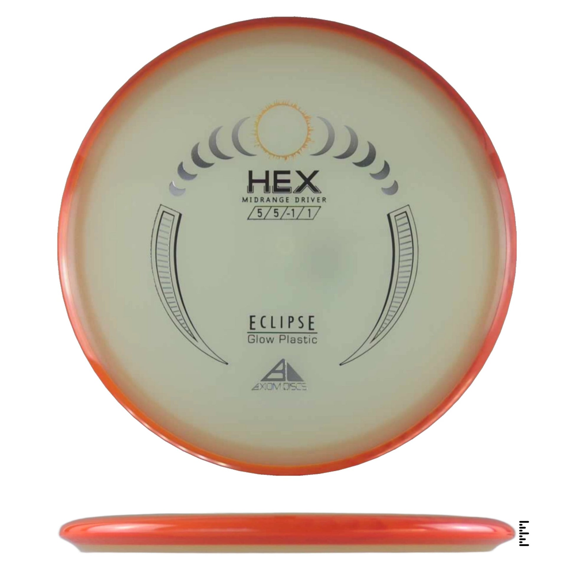 Axiom Discs Eclipse Hex - Orange - Powergrip USA
