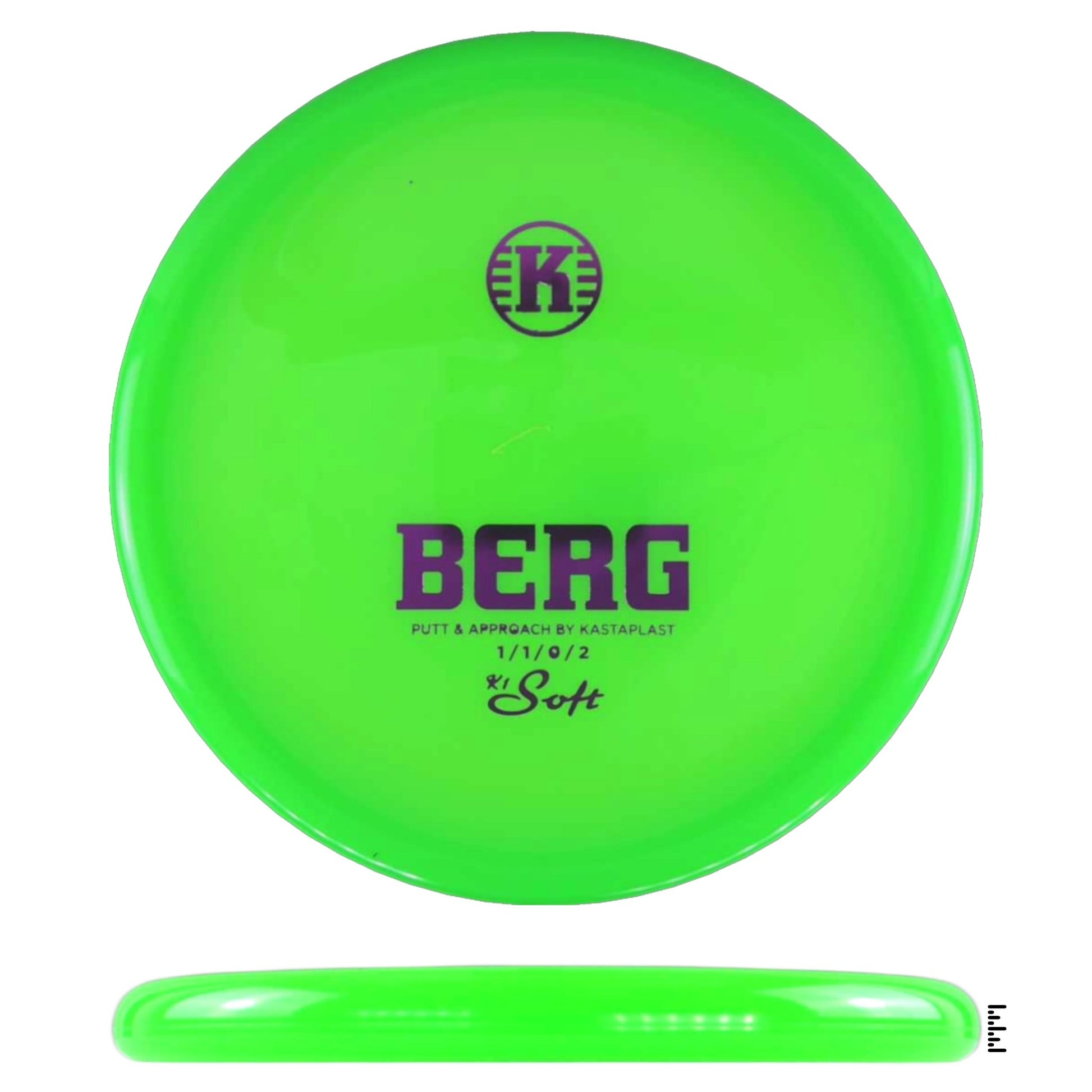 Kastaplast K1 Soft Berg - Lime - Powergrip USA