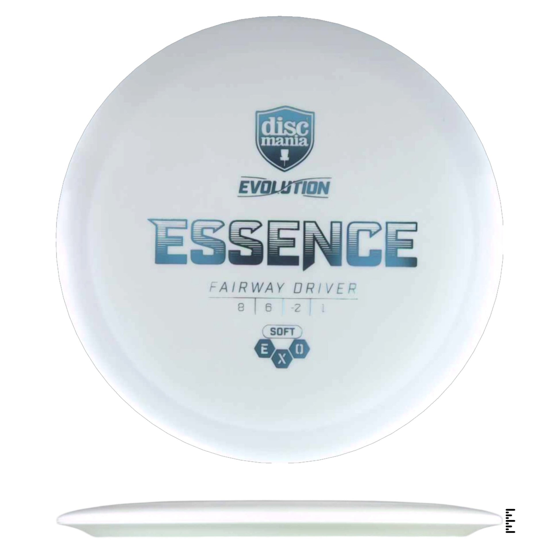 Discmania Evolution Soft Exo Essence - White - Powergrip USA