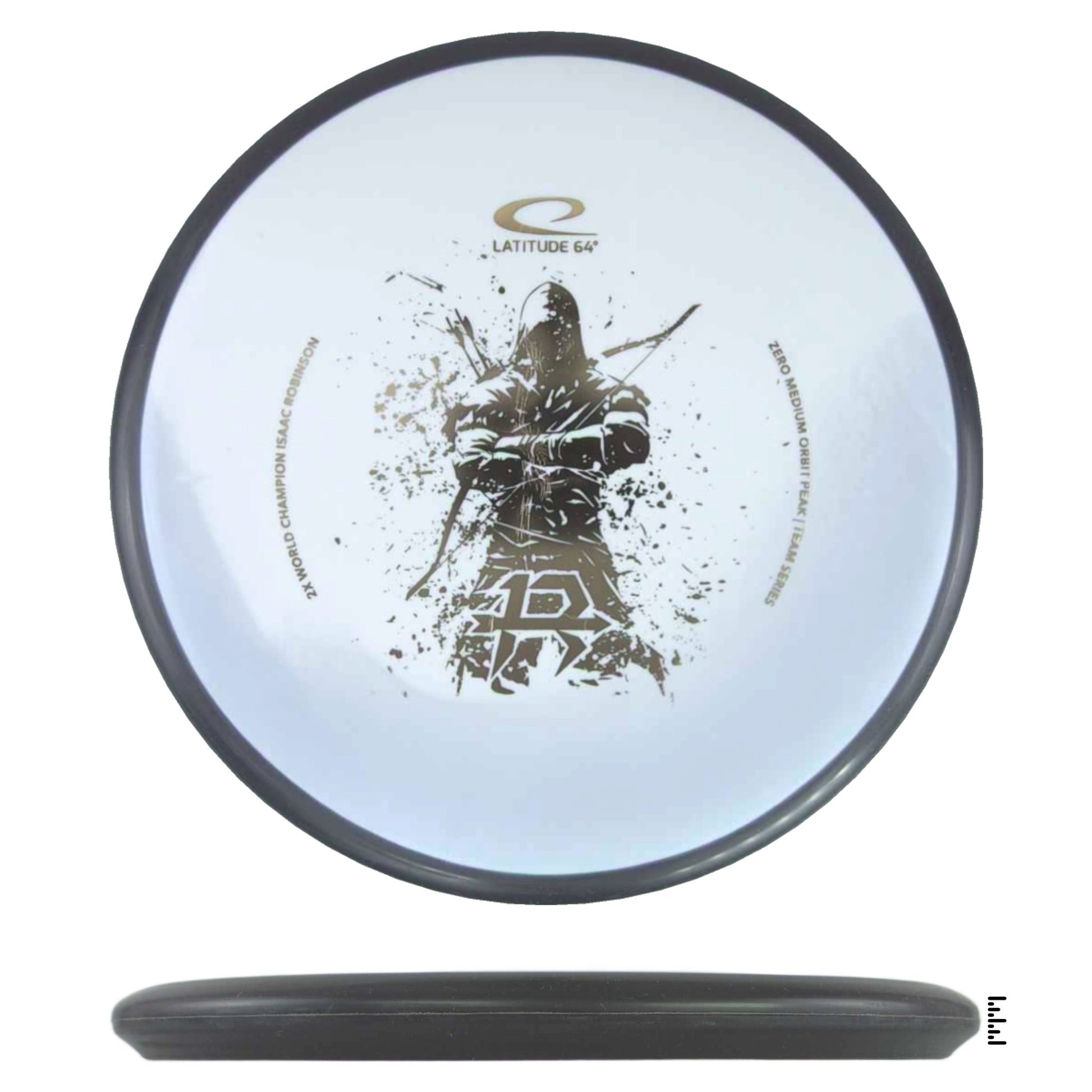 Zero Medium Orbit Peak - Isaac Robinson Team Series 2025 - White / Black - Powergrip USA