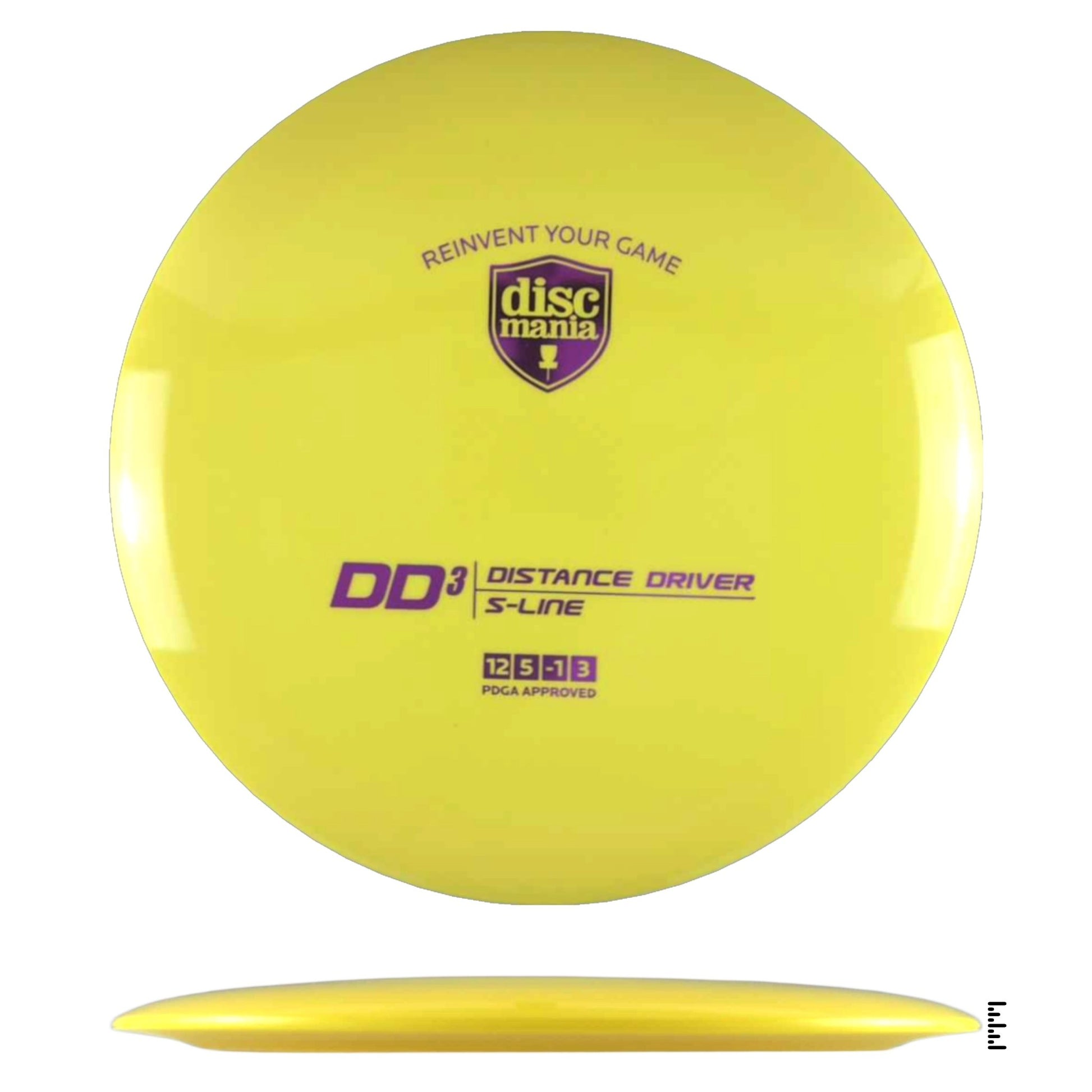Discmania S - Line DD3 - Yellow - Powergrip USA