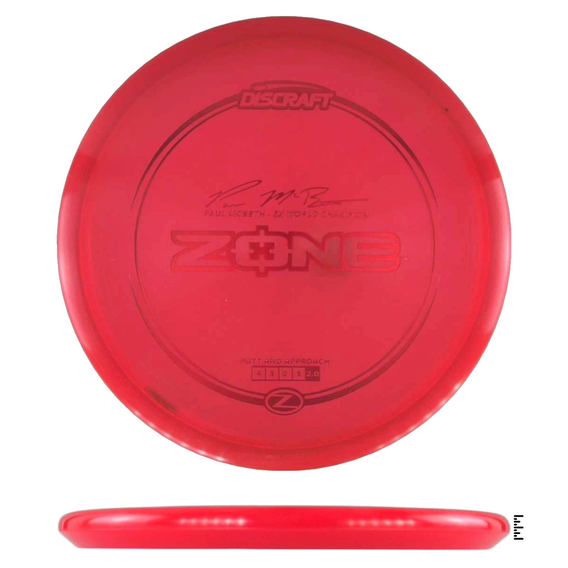 Discraft Z Line Zone Paul McBeth - Red - Powergrip USA