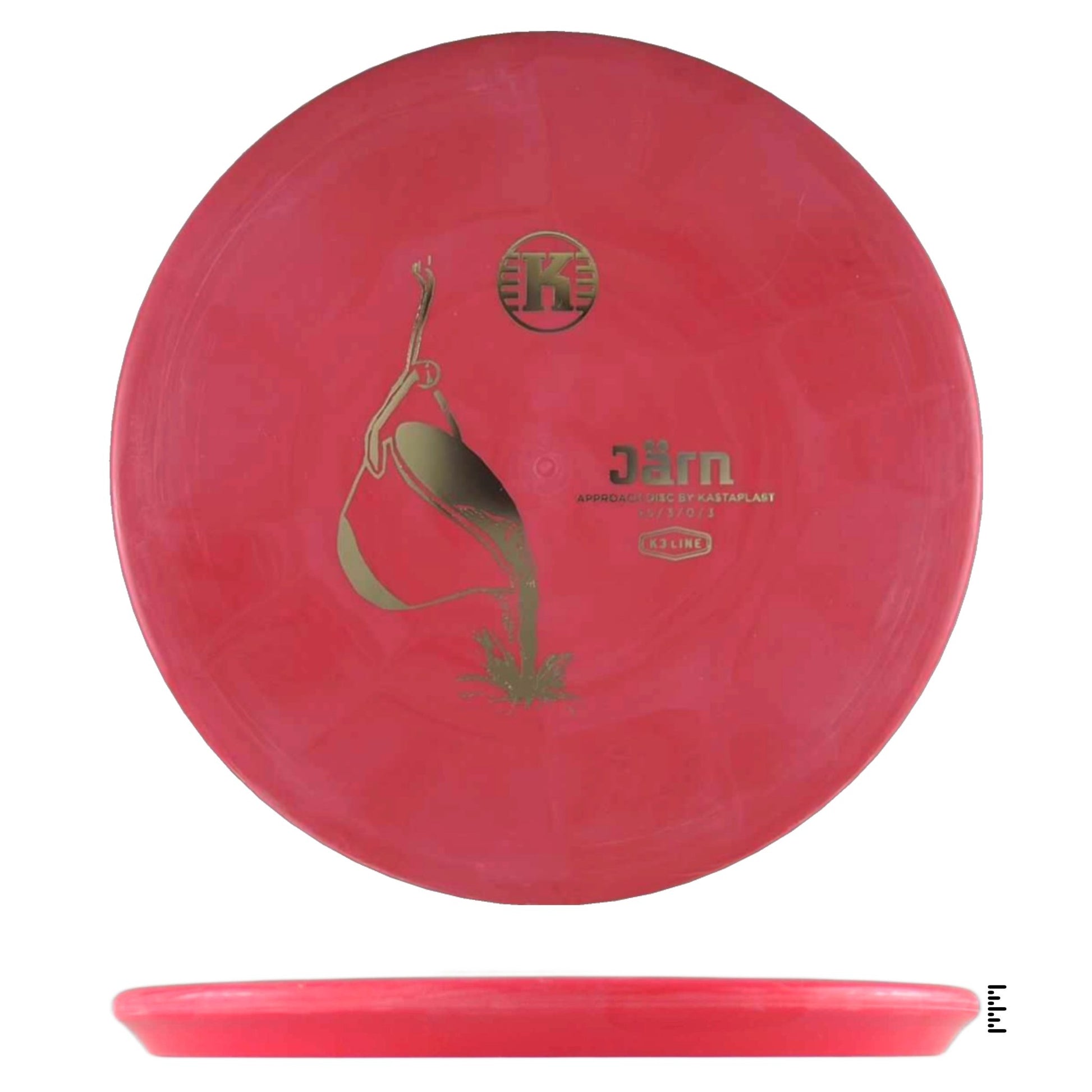 Kastaplast K3 Järn - Red - Powergrip USA