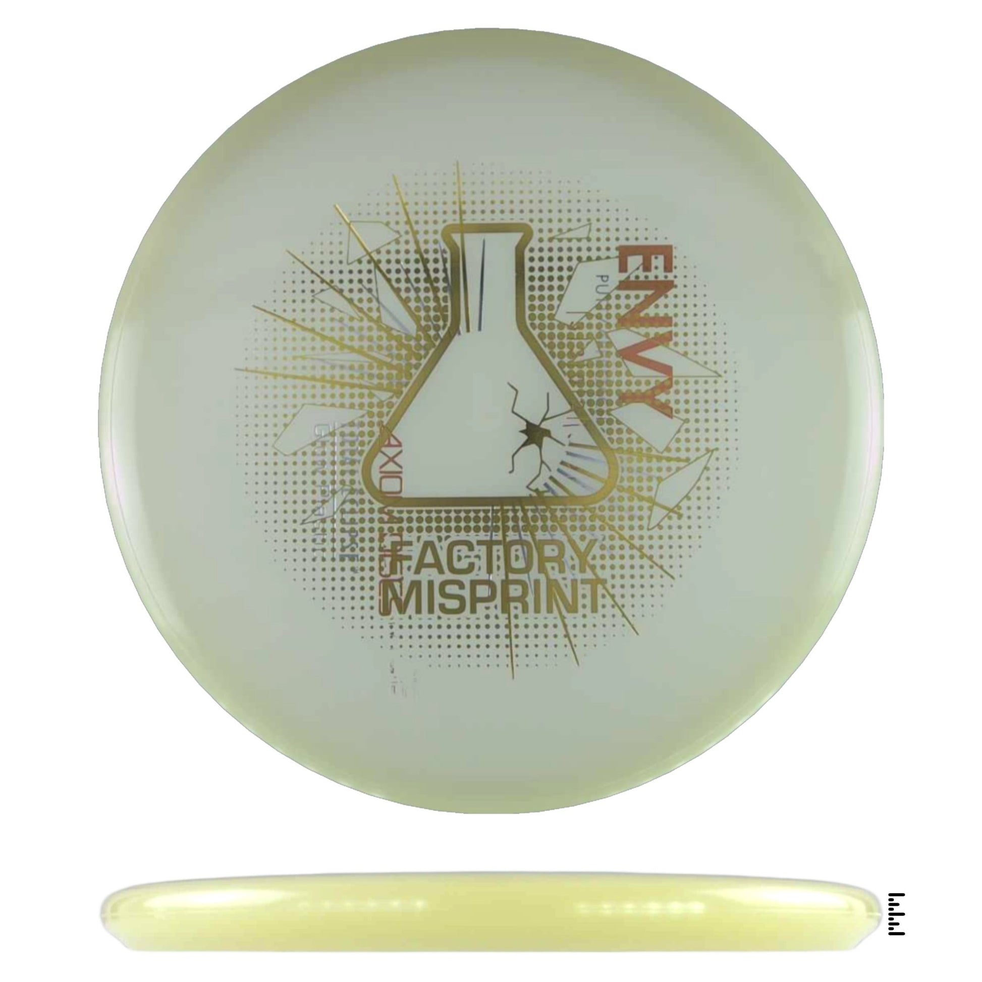 Axiom Discs Total Eclipse Envy Factory Misprint - Glow - Powergrip USA