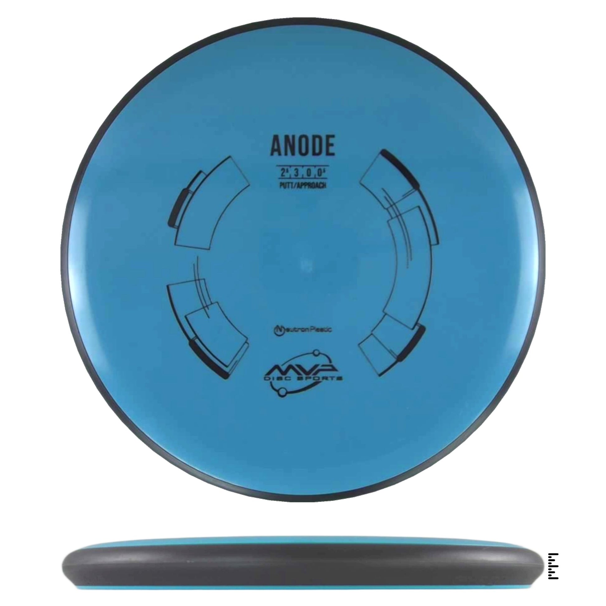 MVP Disc Sports Neutron Anode - Sky Blue - Powergrip USA
